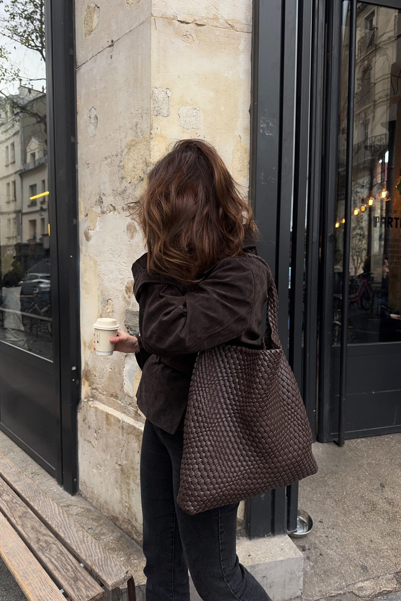 Soft Woven Tote Brown | NA-KD