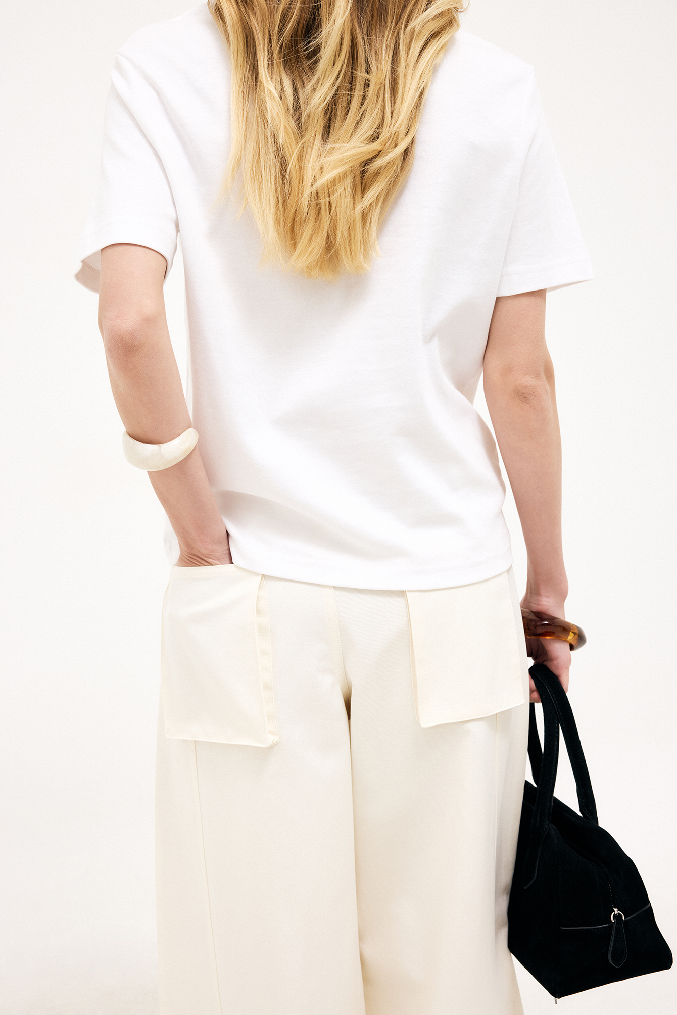 Cargo Mid Waist Pants - Cargo Pants - Offwhite - EU 32 - NA-KD / NAKD