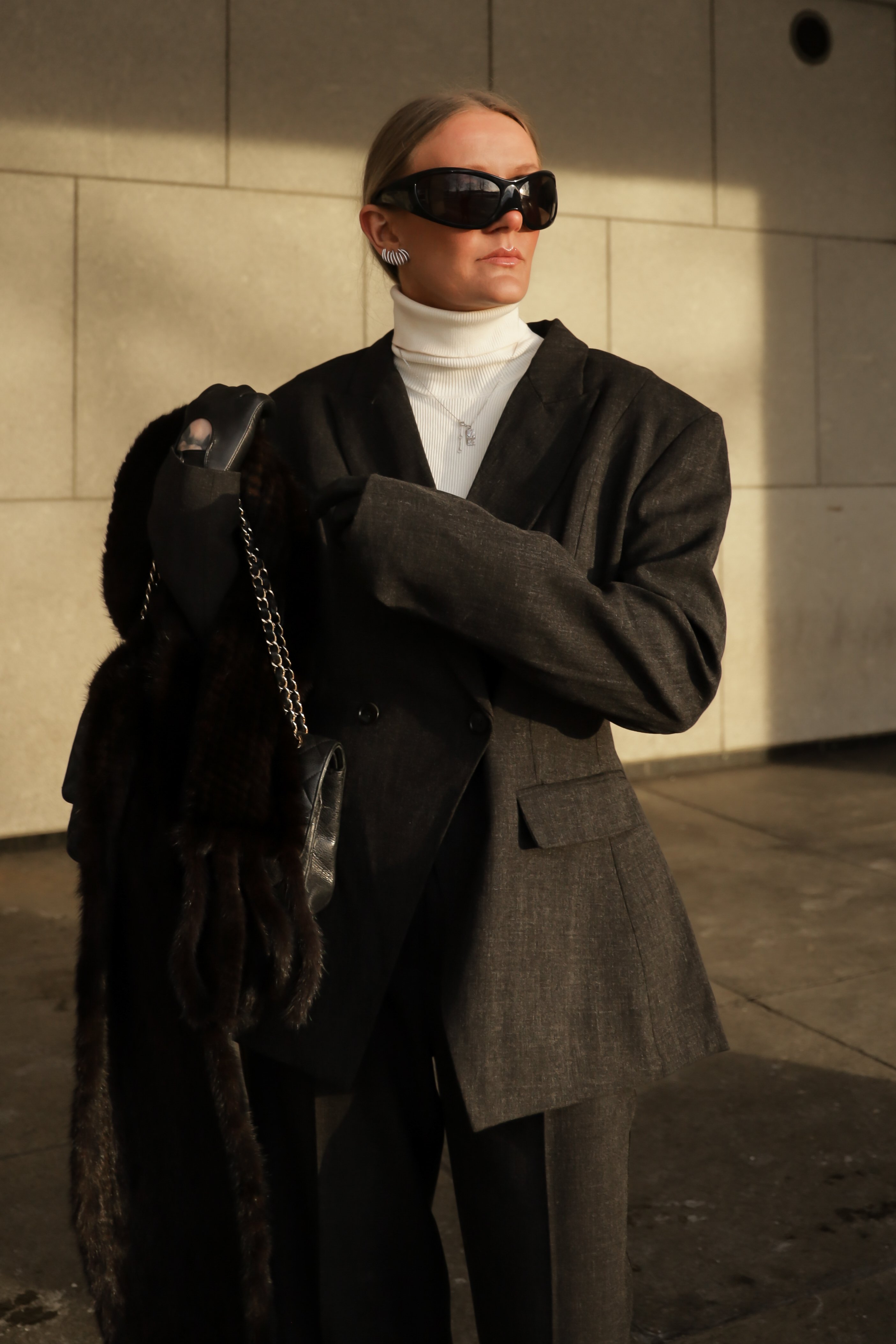 Double-breasted blazer