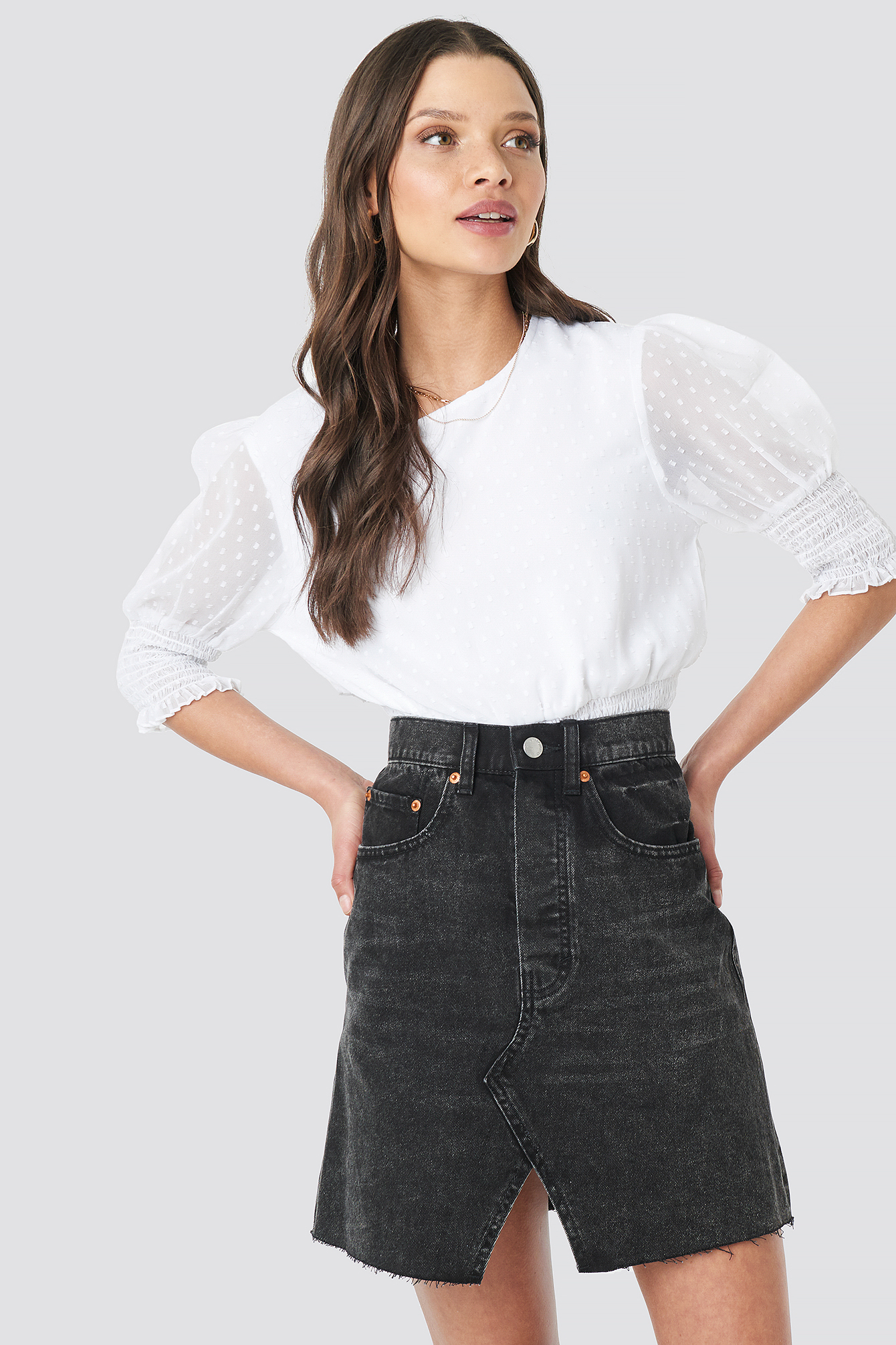 Shrunken Skirt Black