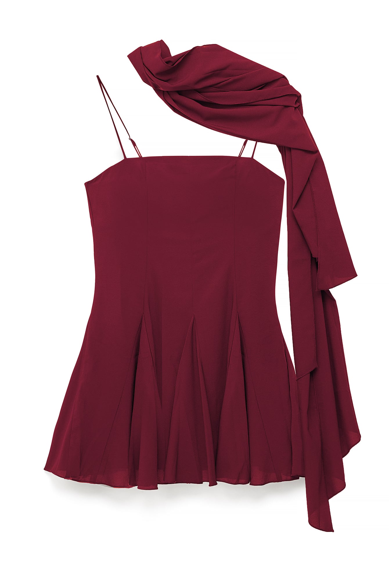 white christmas dresses Nora V-Neck Ruffle Cutout Sequin Mini Dress main image 0