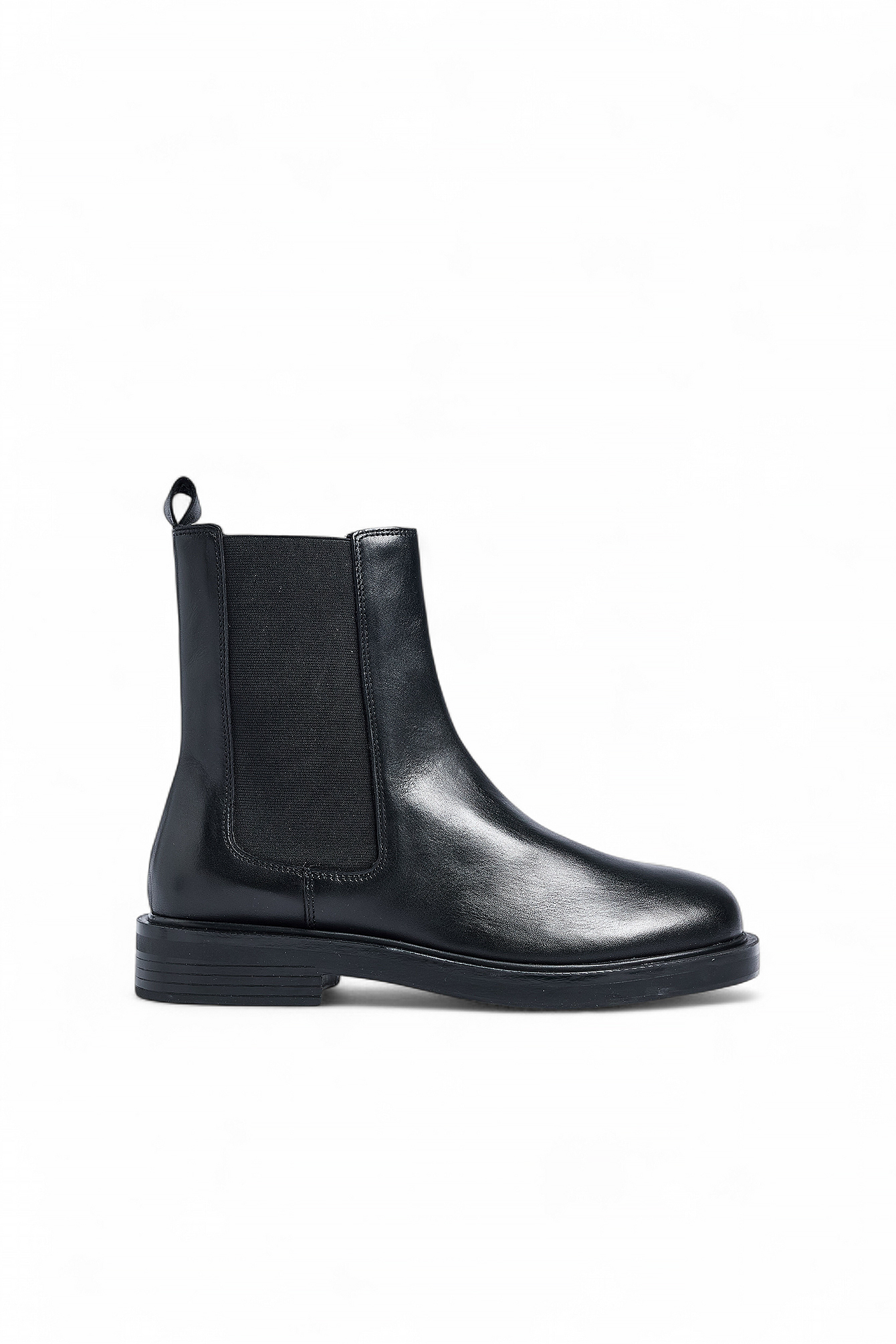 Premium Selection Chunky Leather Ankle Boots - Boots - Zwart - EU 36 - NA-KD / NAKD