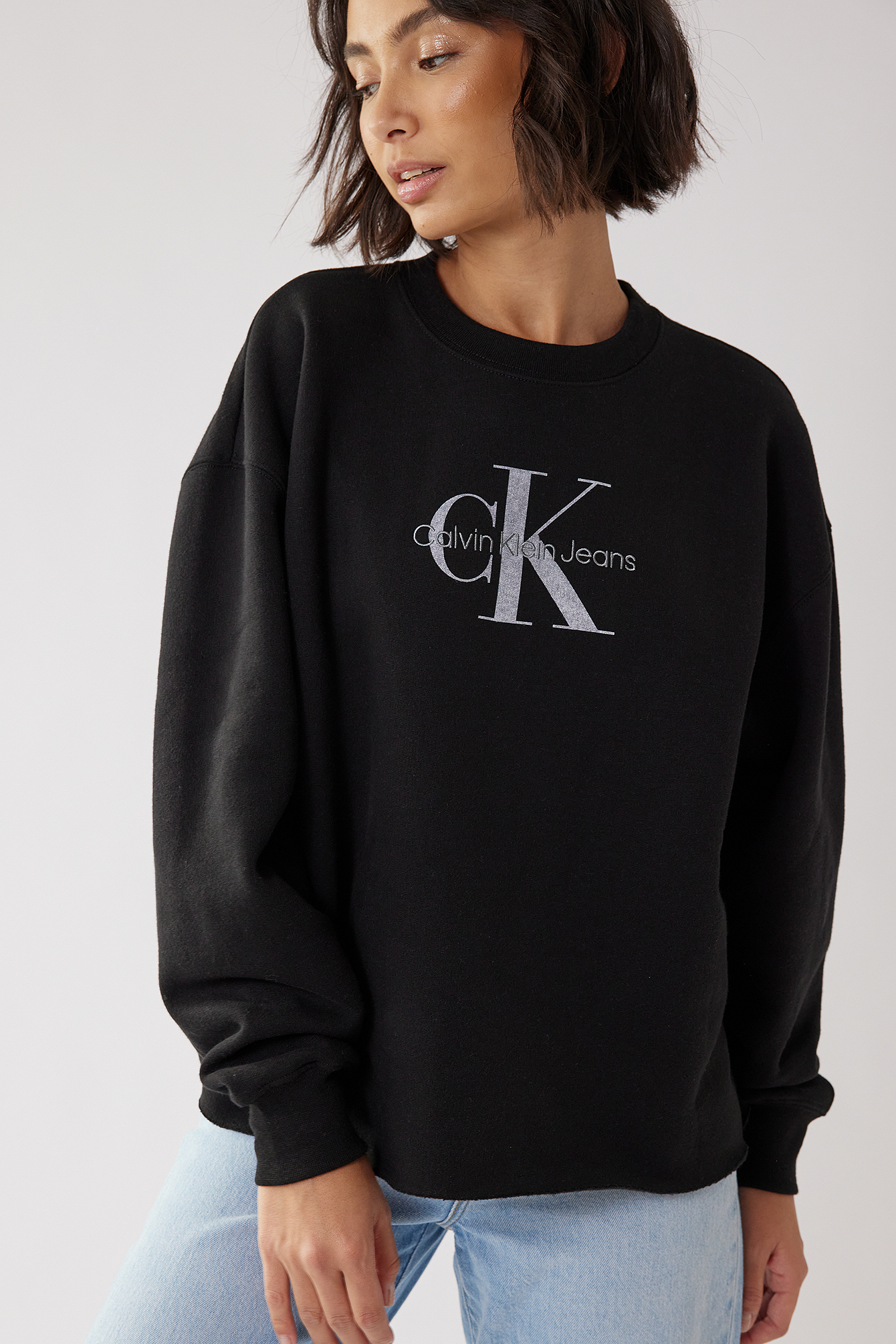 Organic Oversized Crew Neck Sweater 