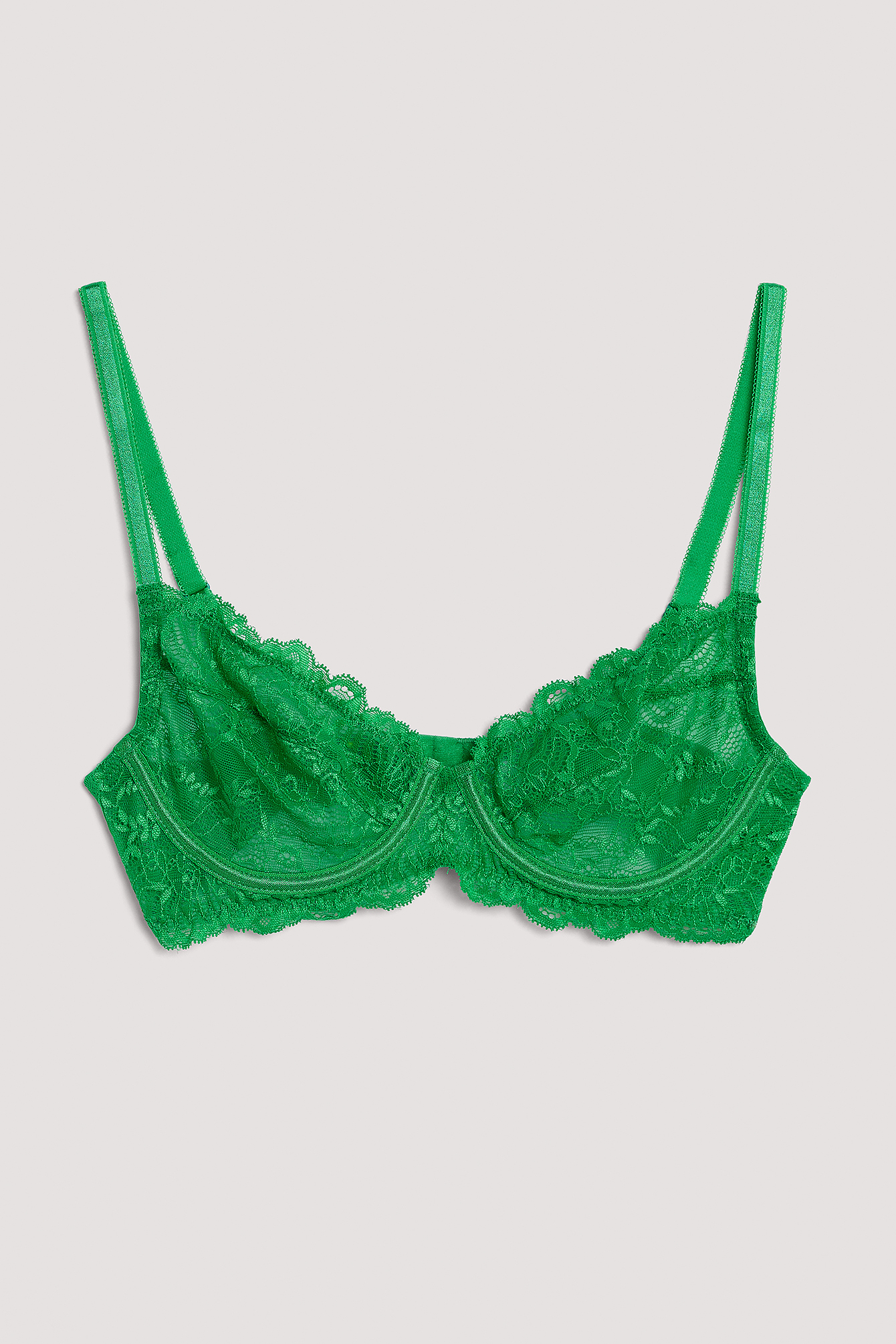 Womens Bras  Lane Bryant Cotton Lightly Lined No-Wire Bra With Lace Hedge  Green > Son Dakika Van