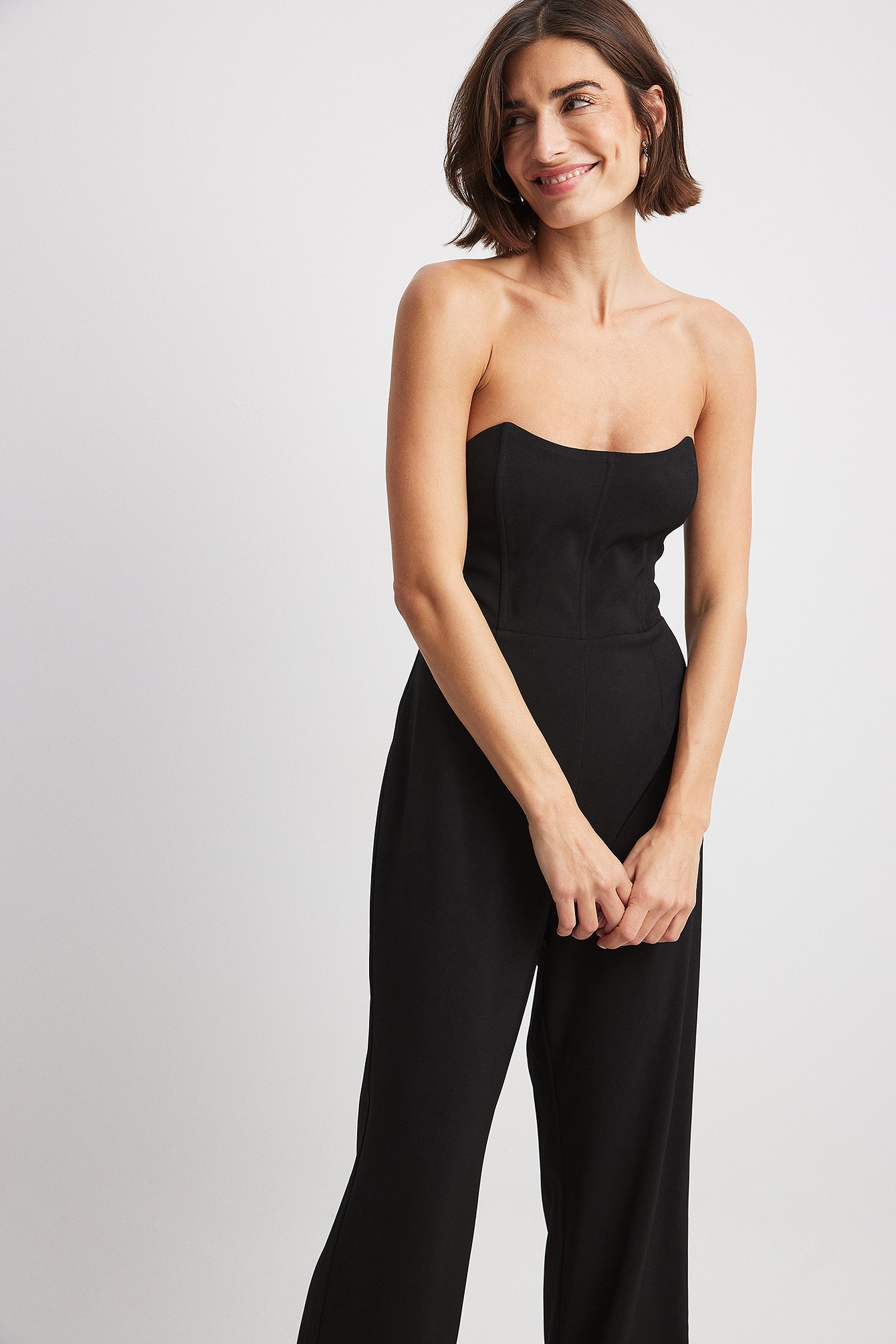 Jumpsuits, Women's Strapless, Bandeau & Pleated