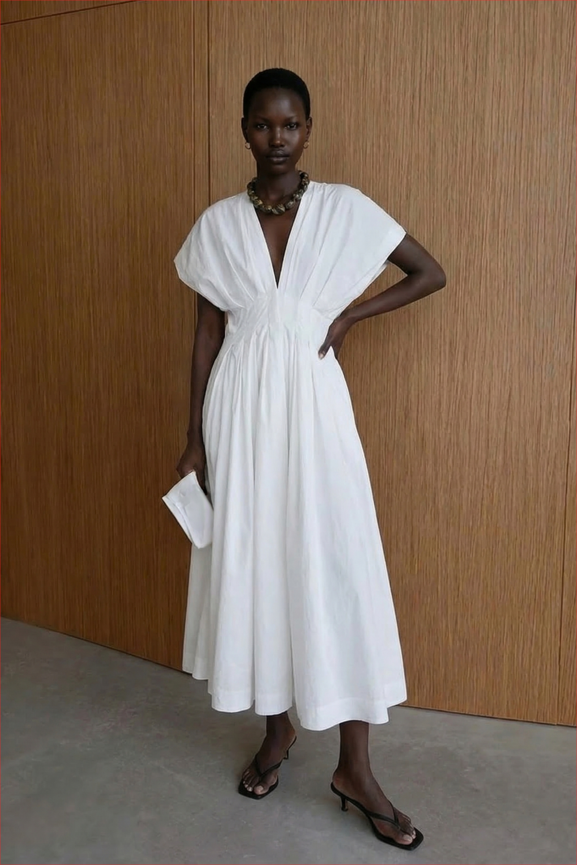 chinese dress ladies Heavenly Linen Maxi Dress main image 1