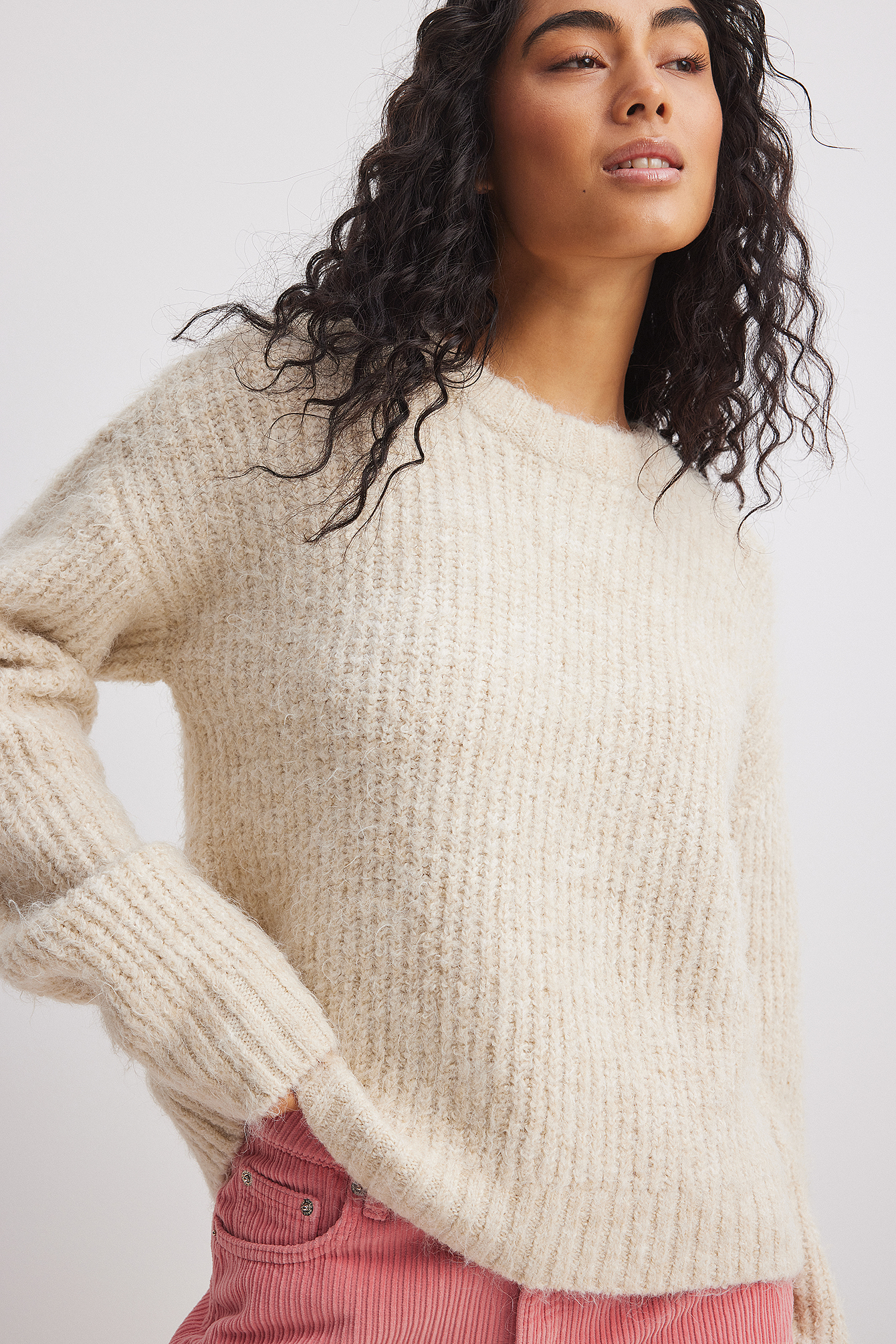 Multicolor knitted sweater