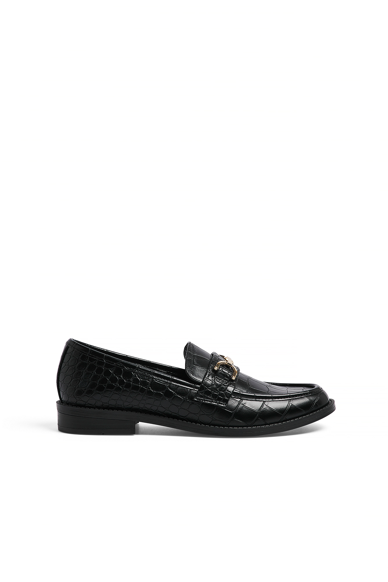 Croc Loafers - Flats - Black - EU 36 - NA-KD / NAKD