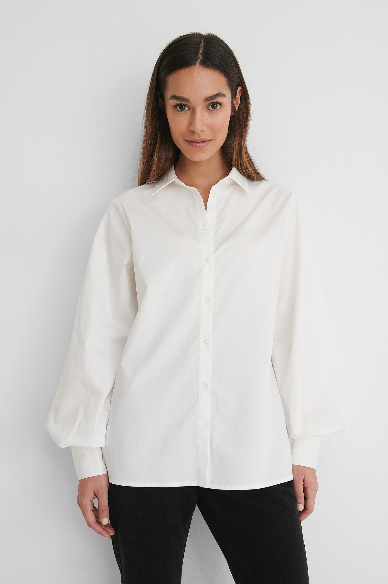 Basic Cotton Shirt White