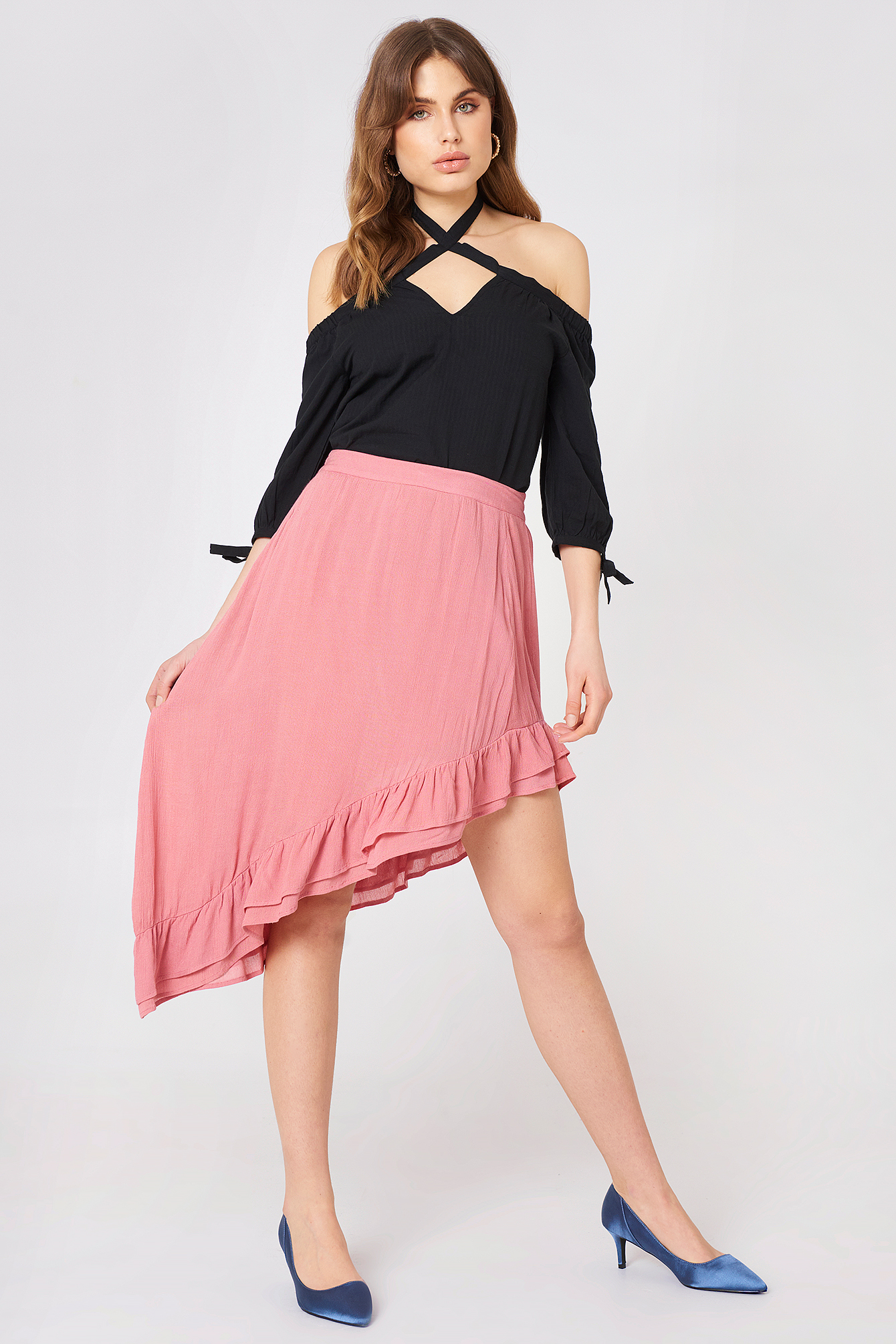 Bandage flounce skirt Clearance