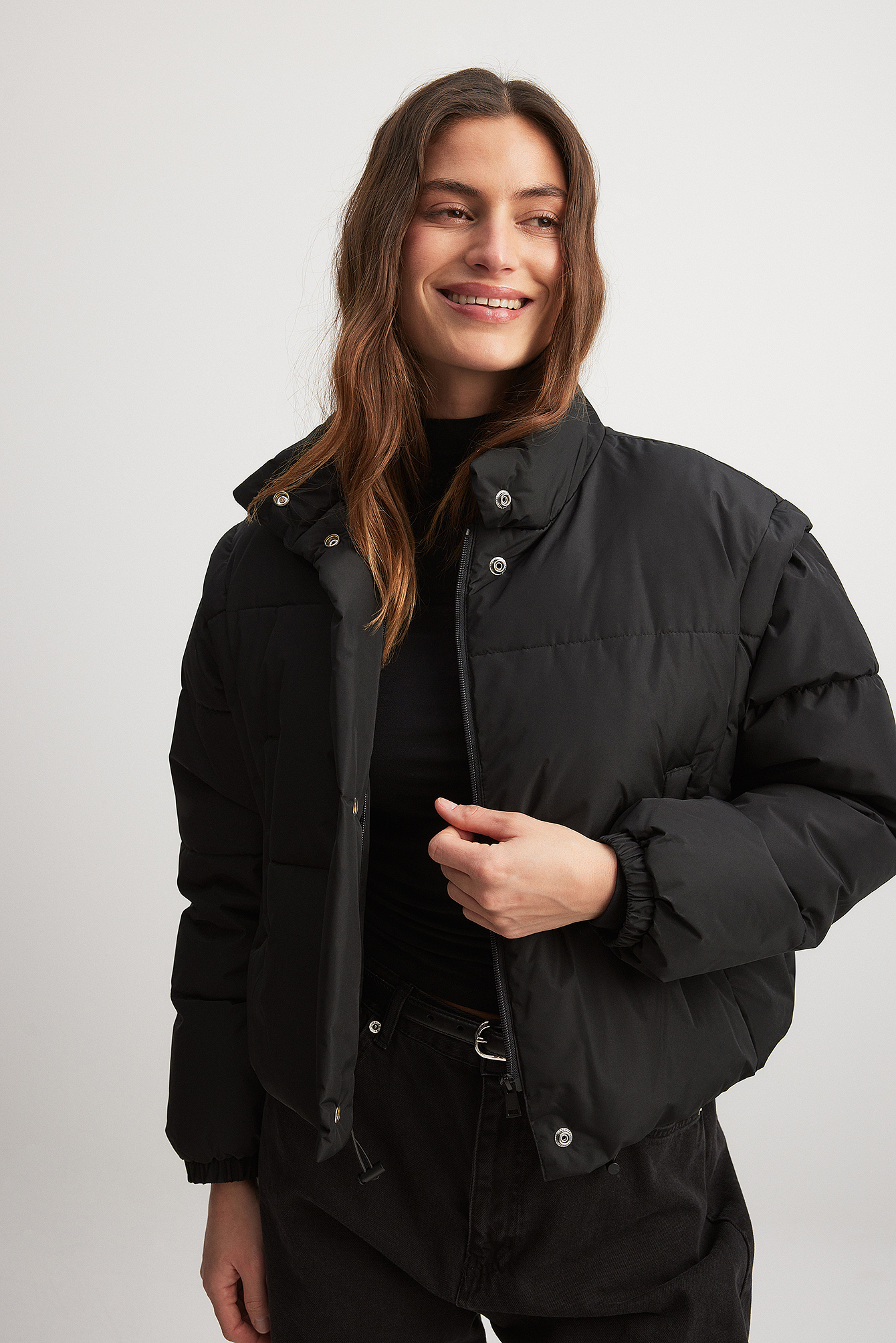 Winter Jacket Missguided sports ski jacket with bum bag, Women's