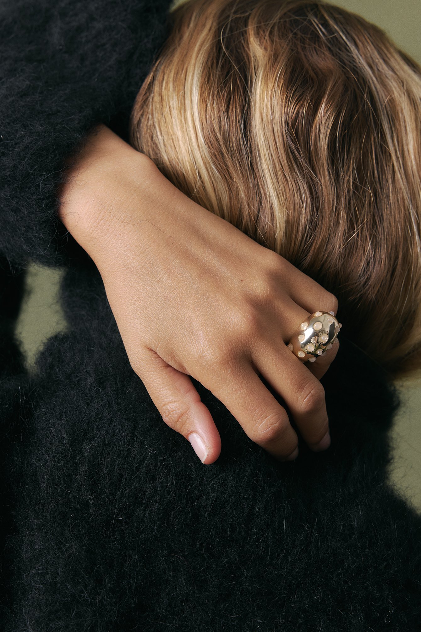 NA-KD Detailed Ring - Jewellery - Gold - Medium/Large - NA-KD / NAKD