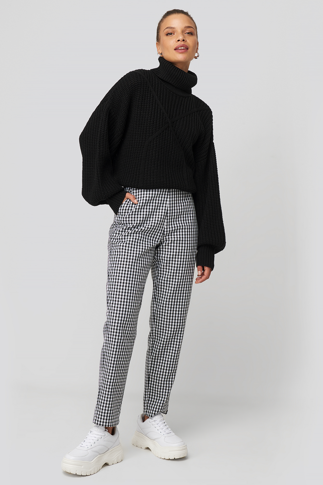 Checked Suit Pants Check Print