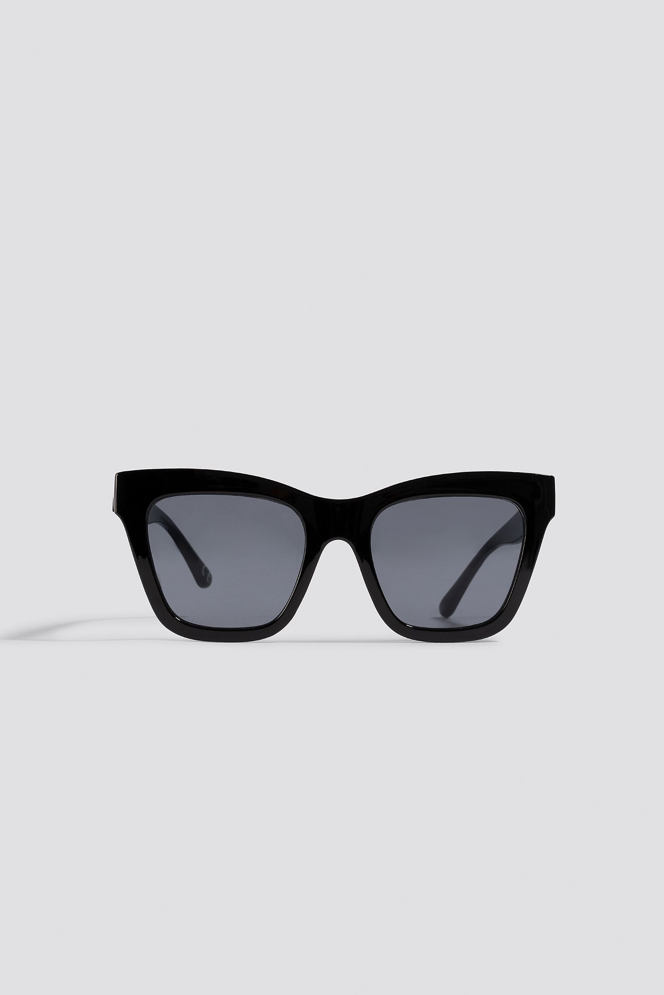 Black Square Shape Chunky Sunglasses