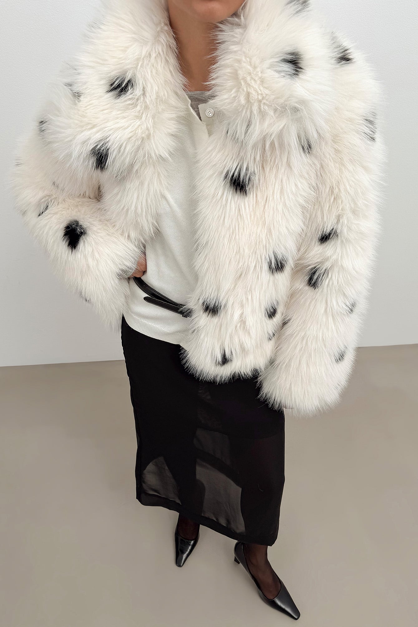 Faux Fur Leopard Coat Leopard | NA-KD