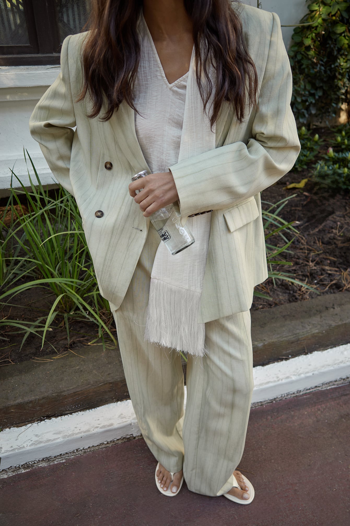 Double-breasted blazer - Getailleerde blazers - Groen - EU 32 - NA-KD / NAKD