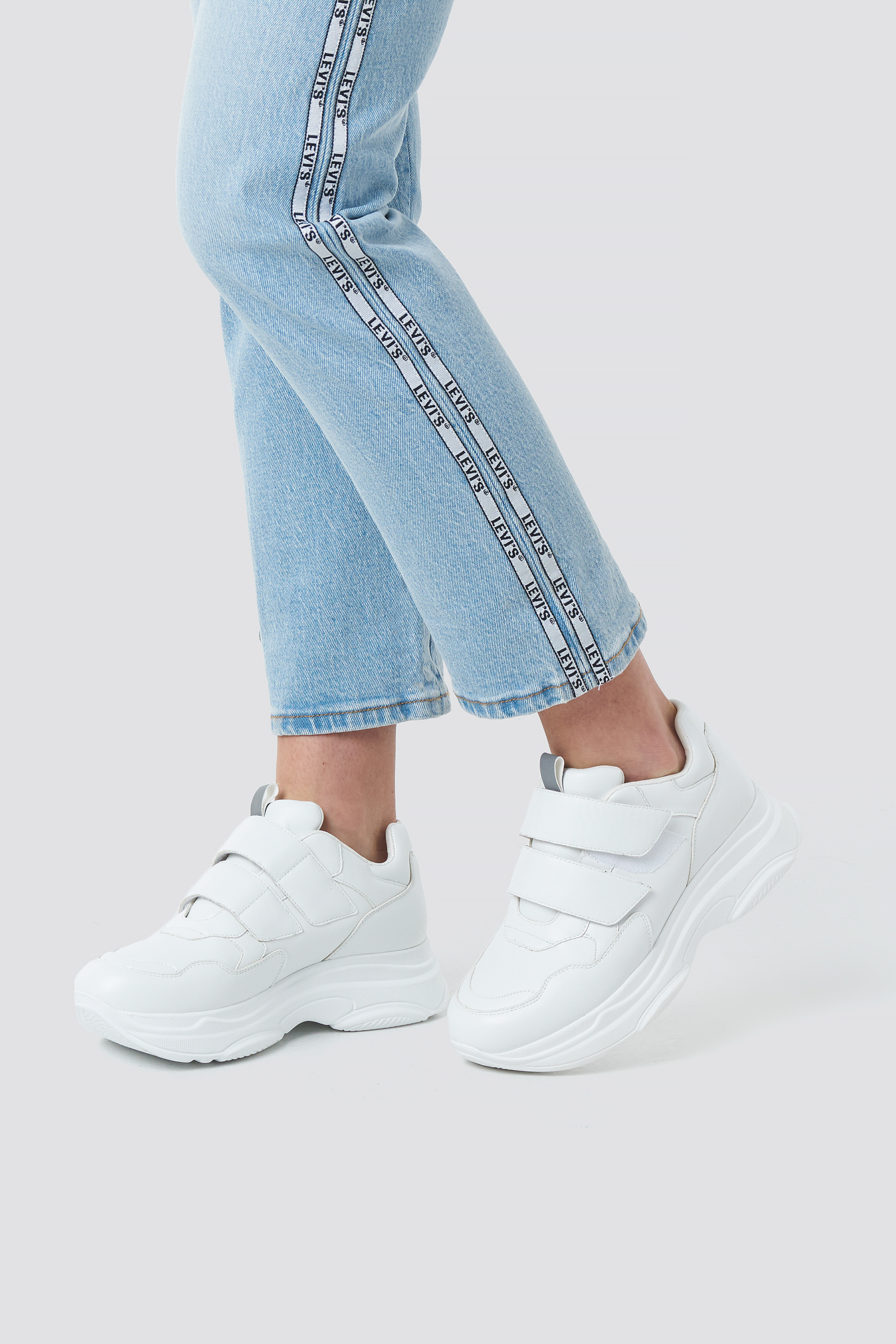 velcro chunky trainers