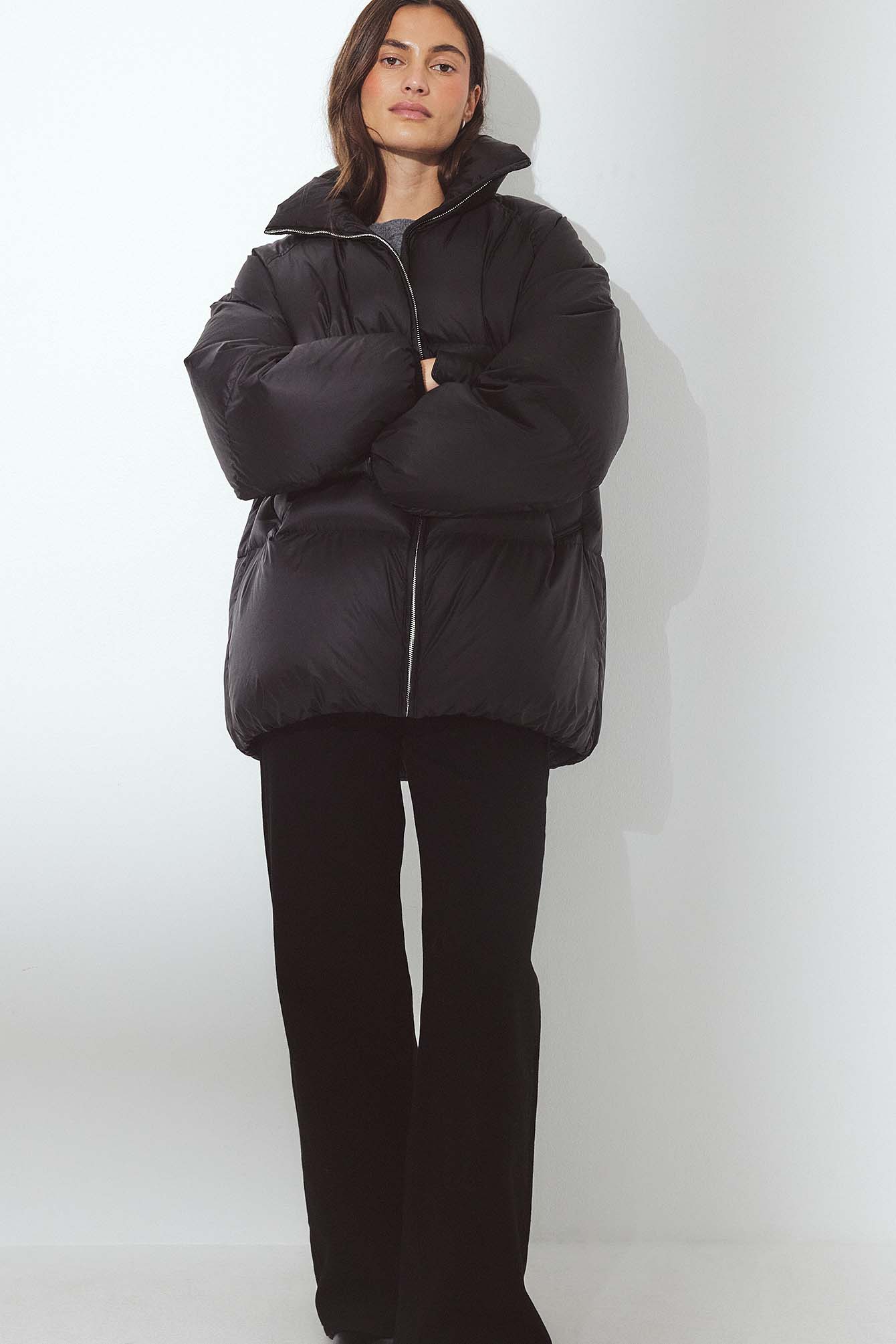LAEMILIA Vrouwen Winter Thicken Puffer Jas A-lijn Uitlopende Zoom Stand Kraag Effen Kleur Warm Gewatteerde Gewatteerde Zip-up Down Bovenkleding met Riem, Rood, XXL