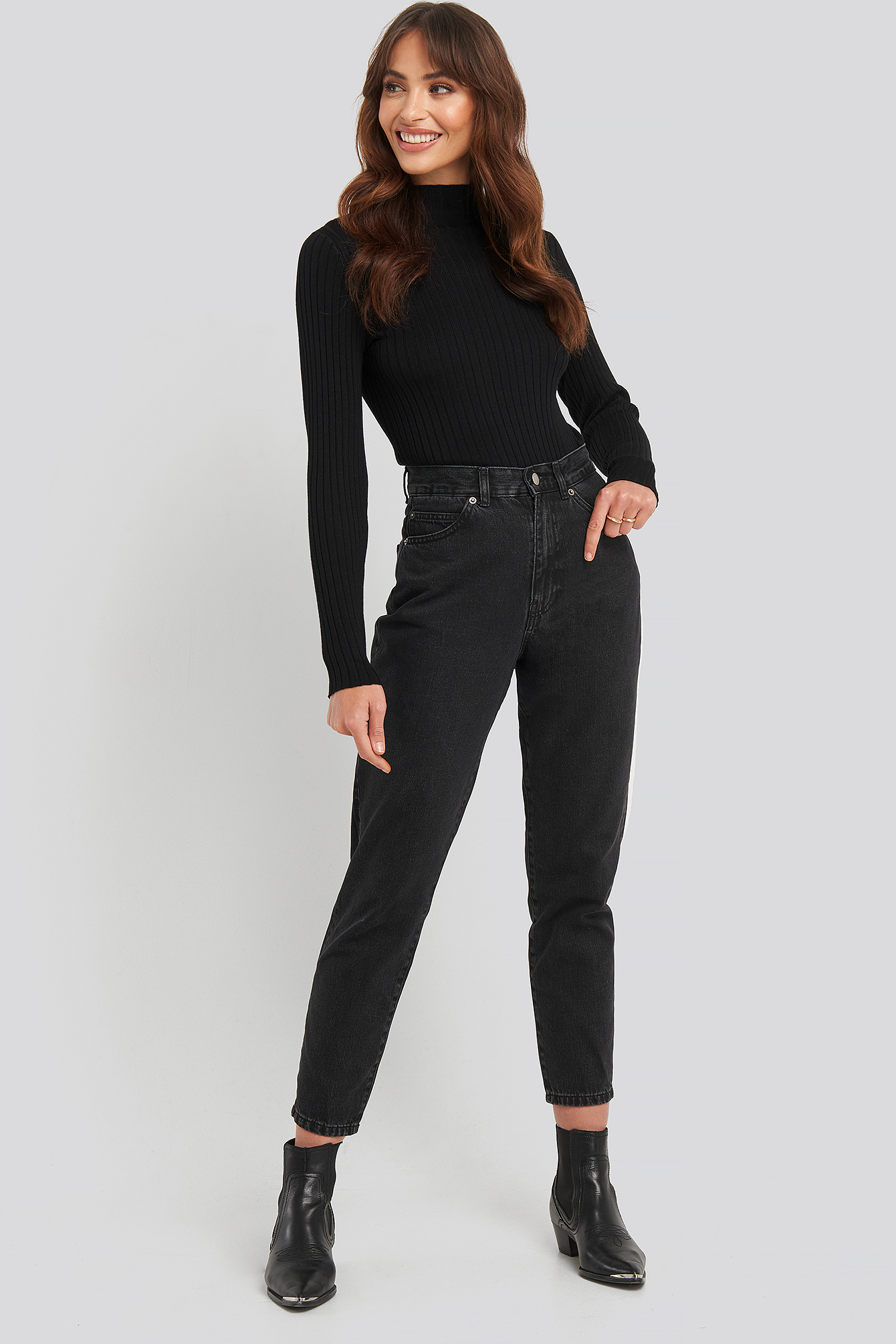 Nora Jeans Retro Black