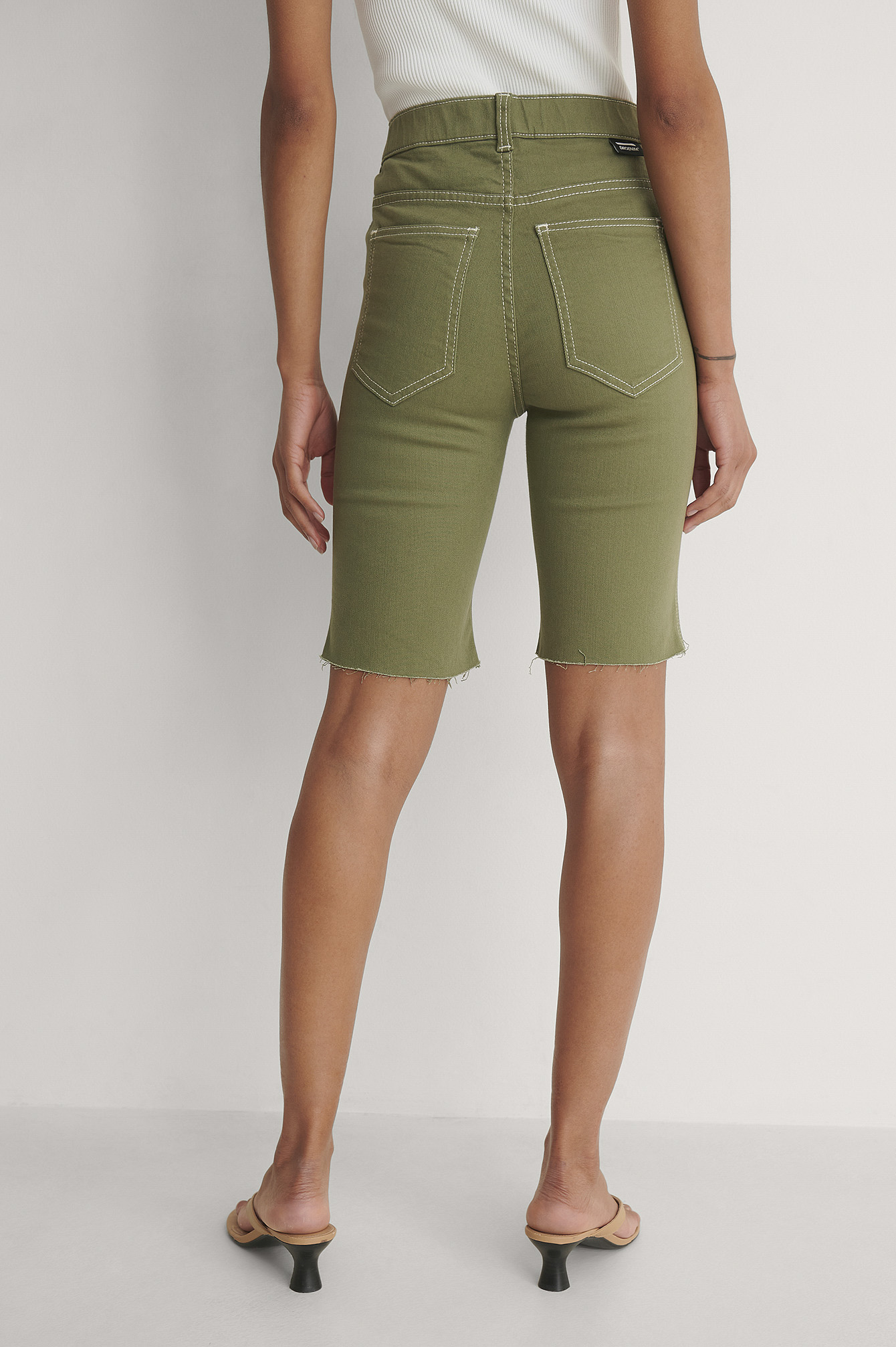 Lexy Bicycle Shorts Green | na-kd.com
