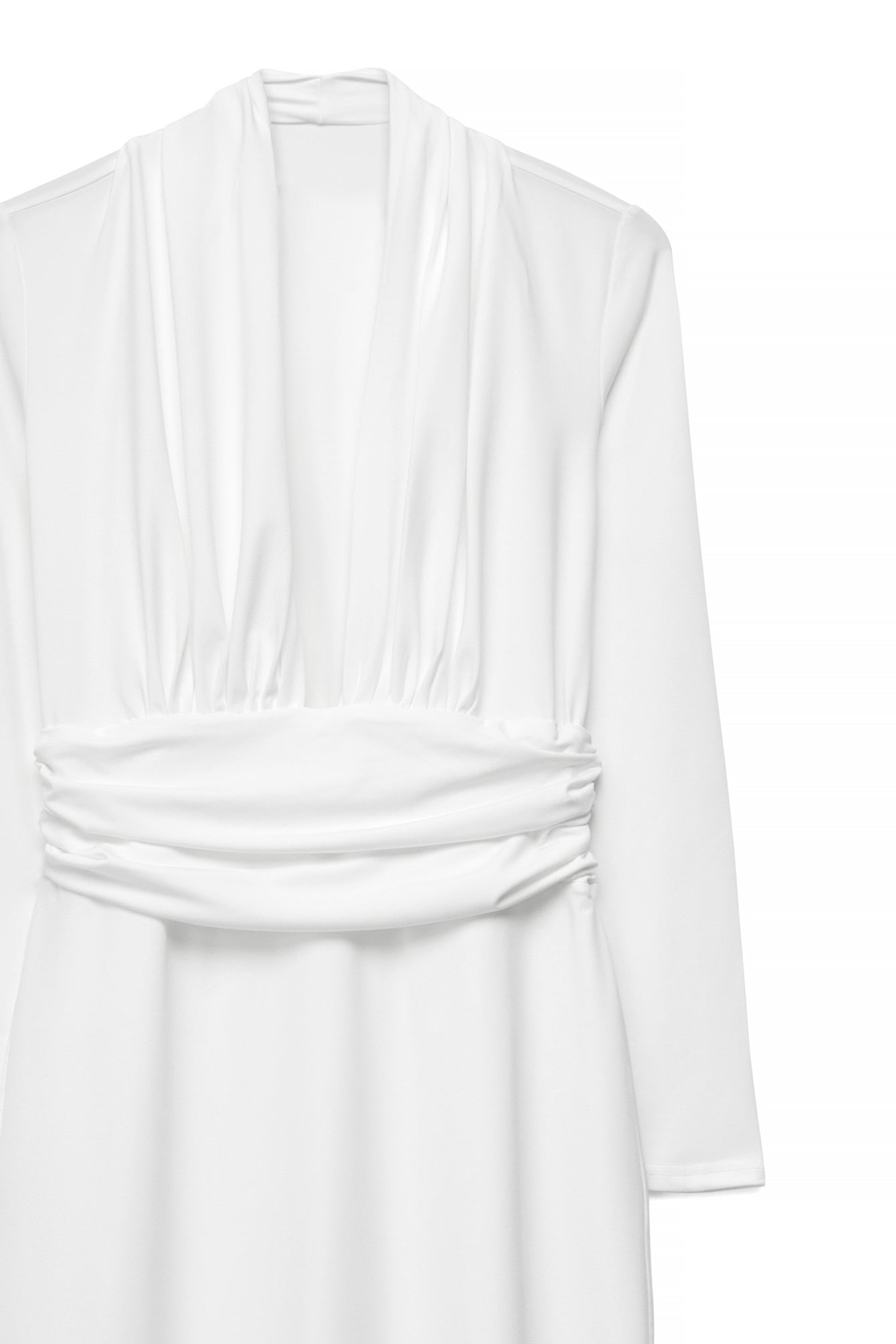 Womens White Long Sleeve Maxi Dresses | NA-KD