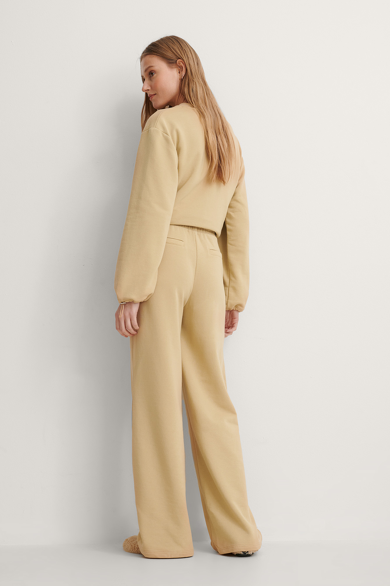 Drawstring Sweatpants Beige