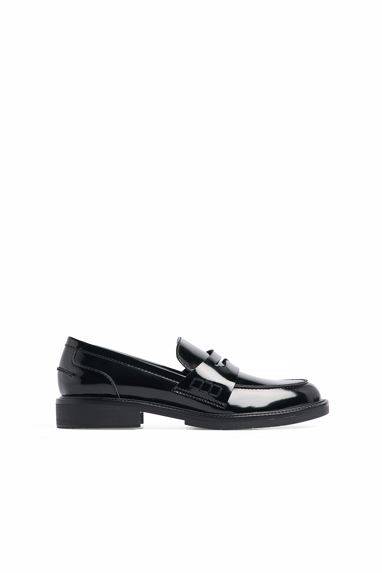 Dressed Penny Loafers - Platte Schoenen - Zwart - EU 36 - NA-KD / NAKD