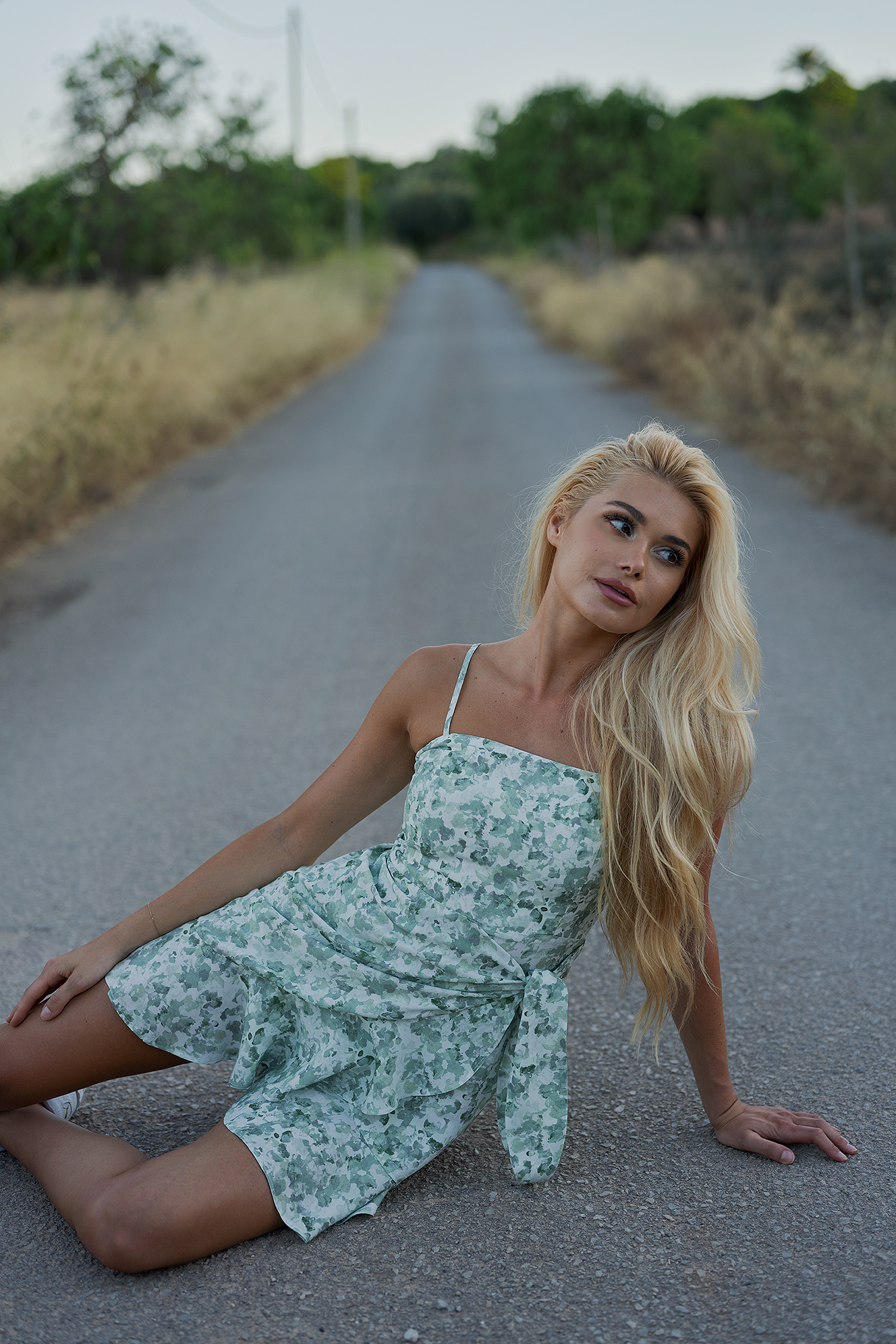 Knot Detail Mini Dress Multicolor | na 