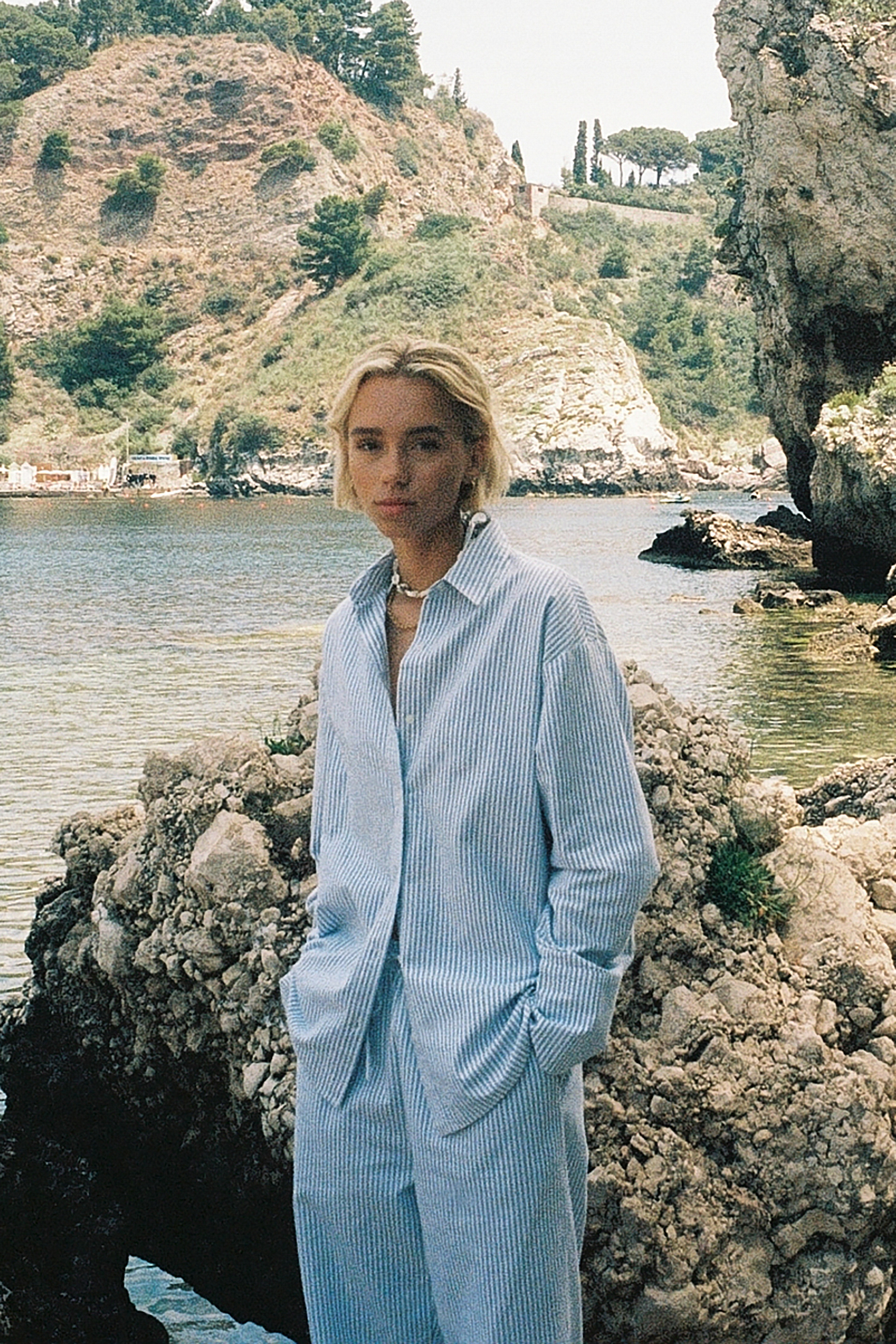 Humble - Nadia Shirt blå