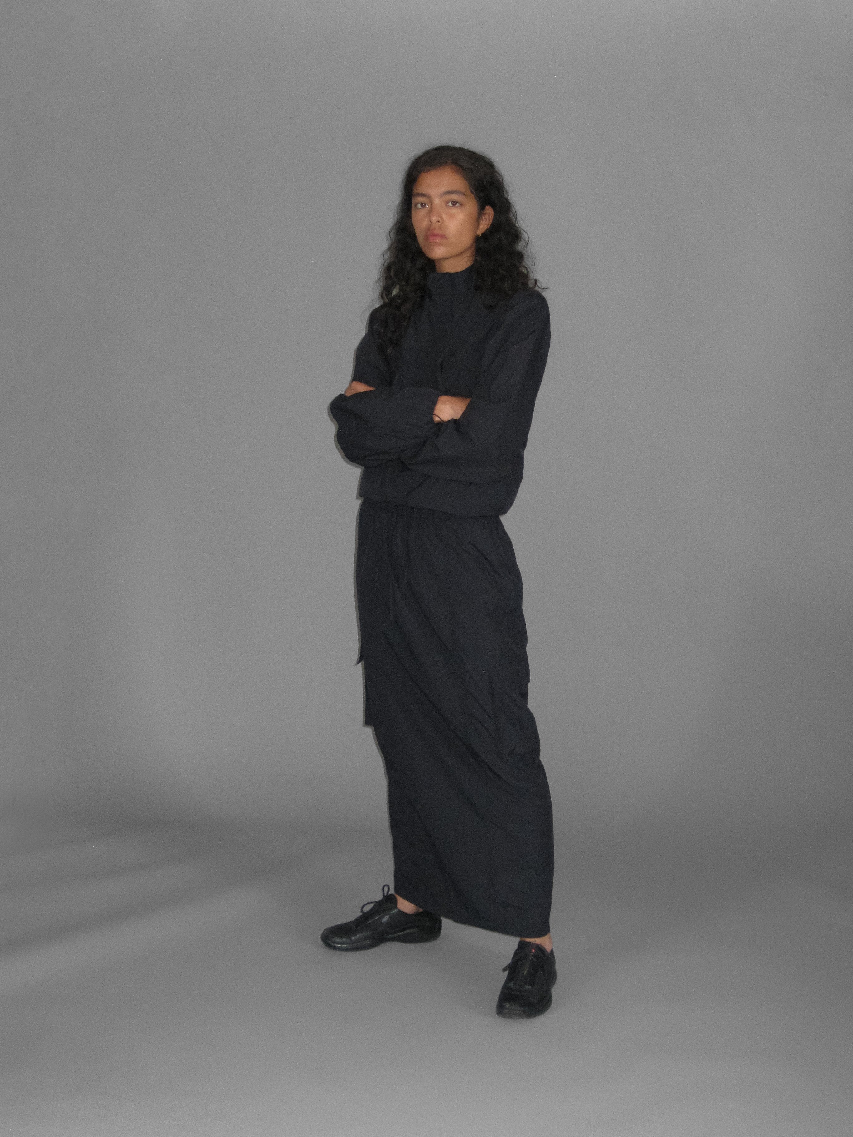 Freja Wewer x NA-KD Recycled Pocket Detail Maxi Skirt - Black