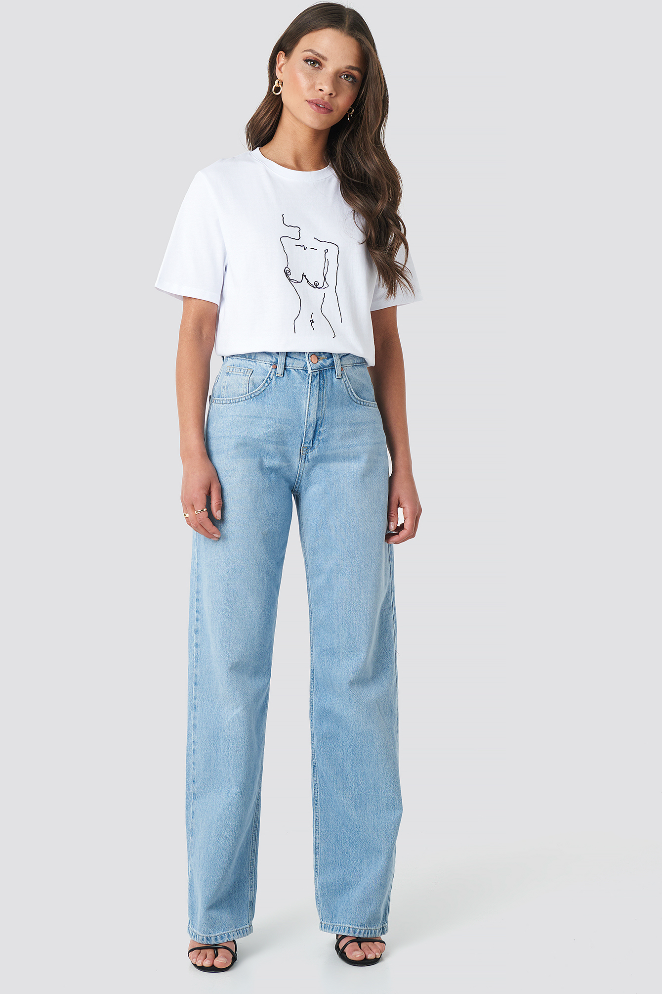 Loose Fit Denim Light Blue