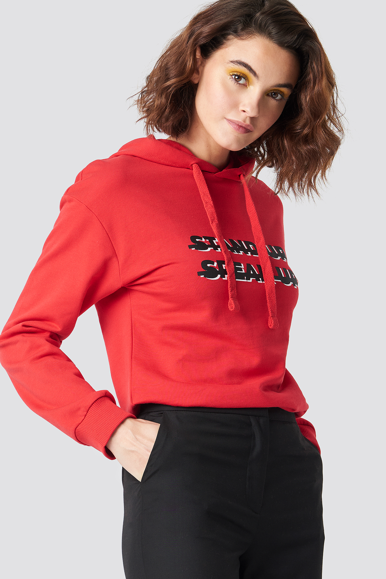 Stand Up Hoodie Red
