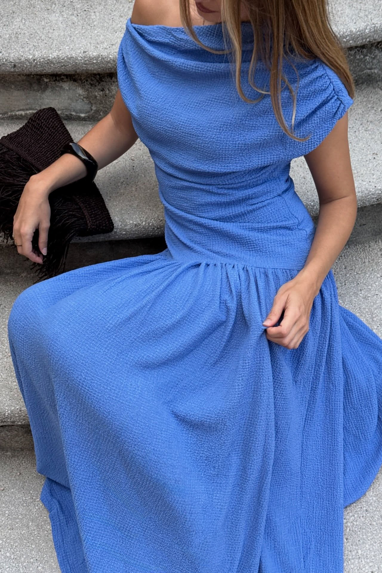 nakd fashion blue dress Petal and Pup Women's Nadea Faux Wrap Maxi Dress main image 1