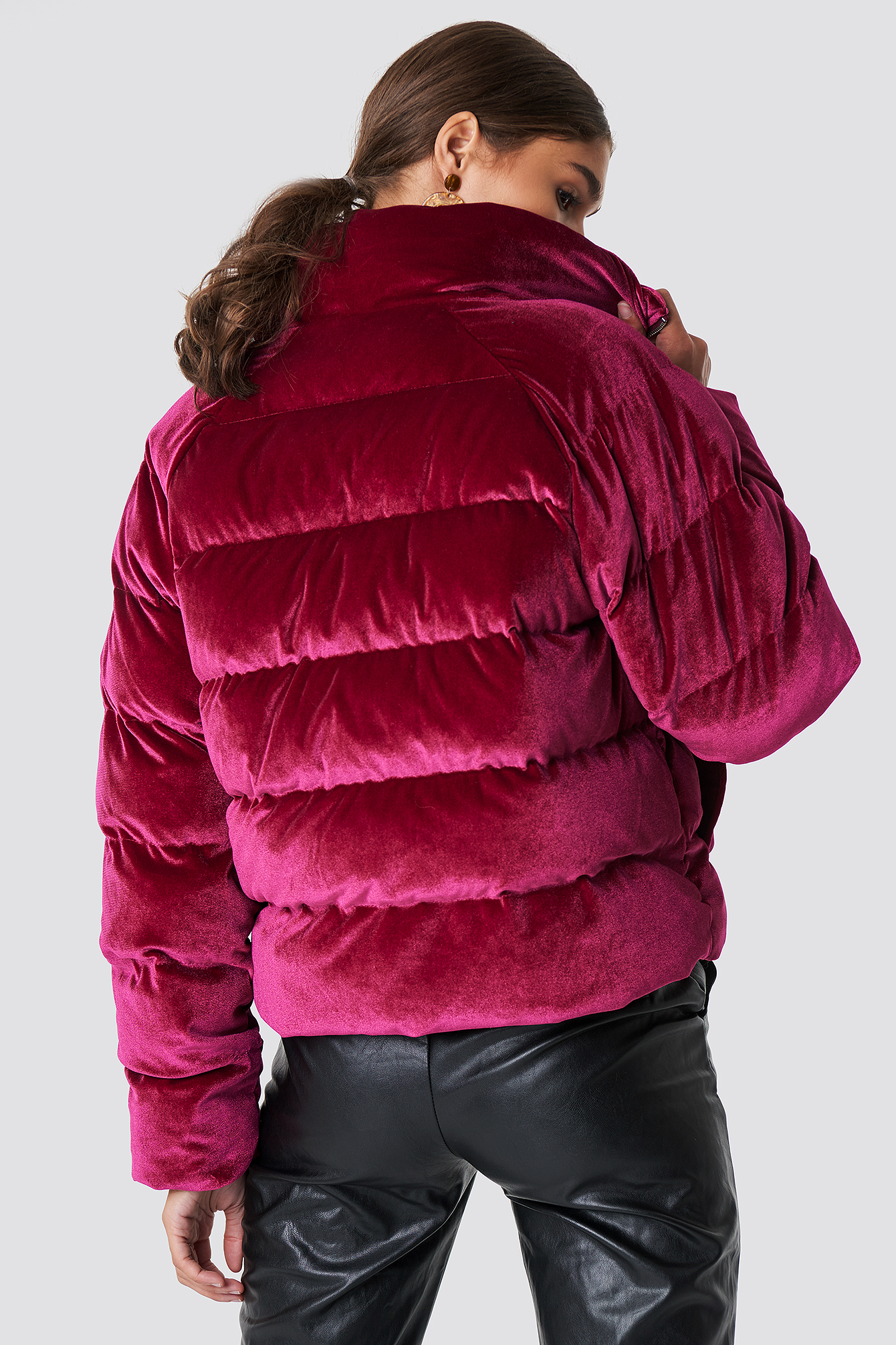 Velvet Puffer Red | na-kd.com