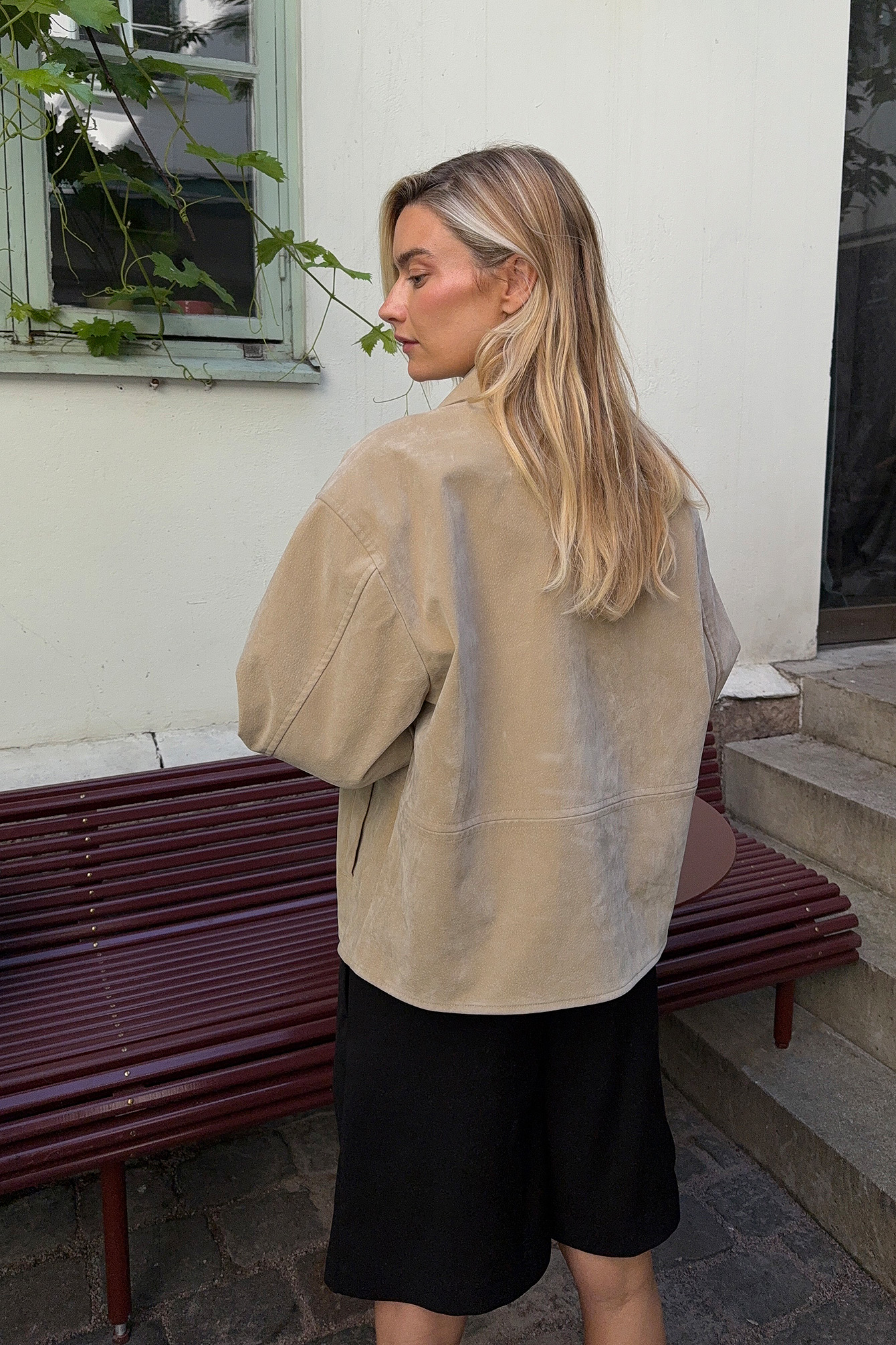 Draped Structured Long Sleeve Top Black | NA-KD