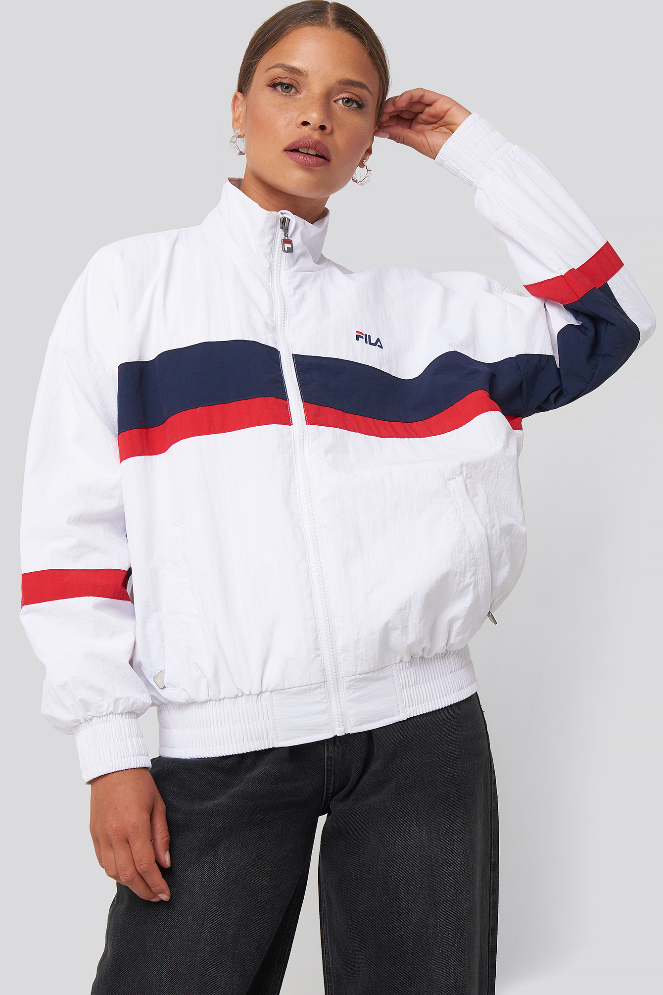 Kaya Wind Jacket White | na-kd.com