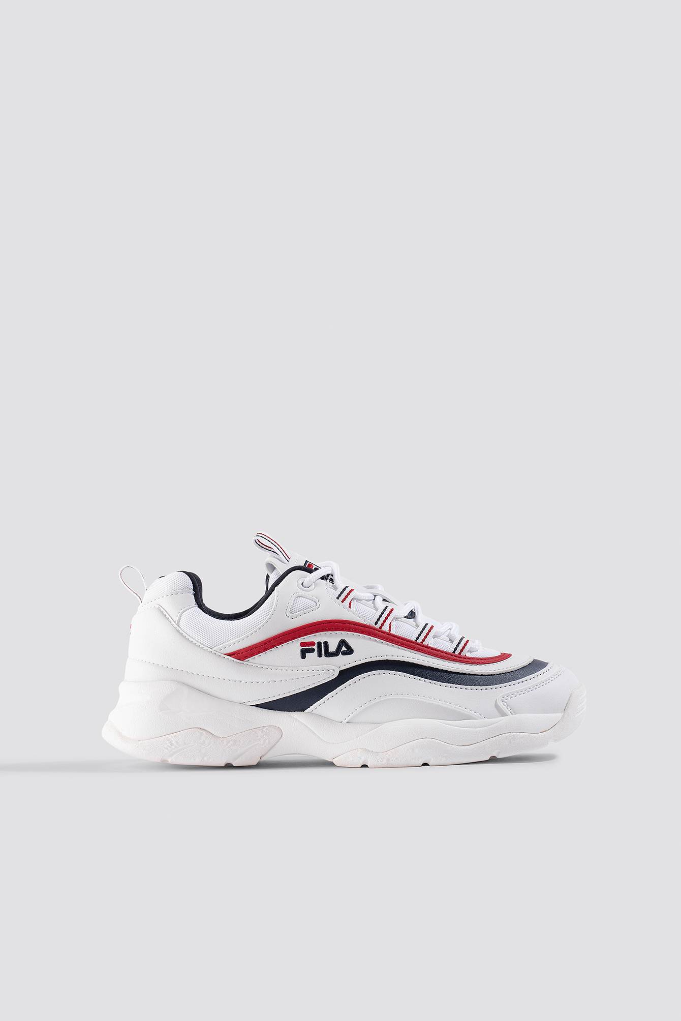 Ray Low Wmn Sneaker White/Navy/Red