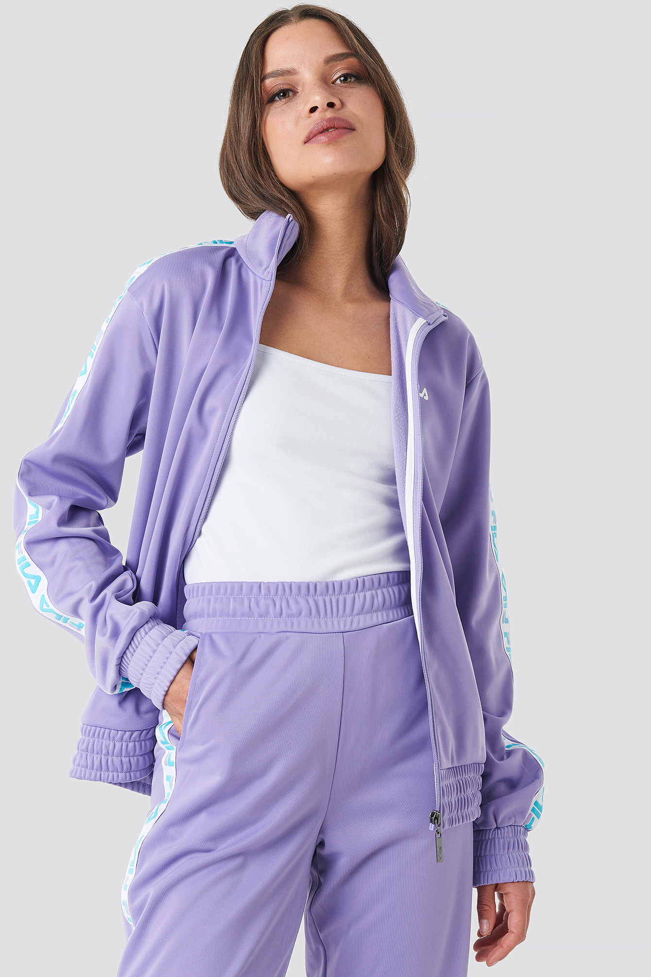 fila jacket purple