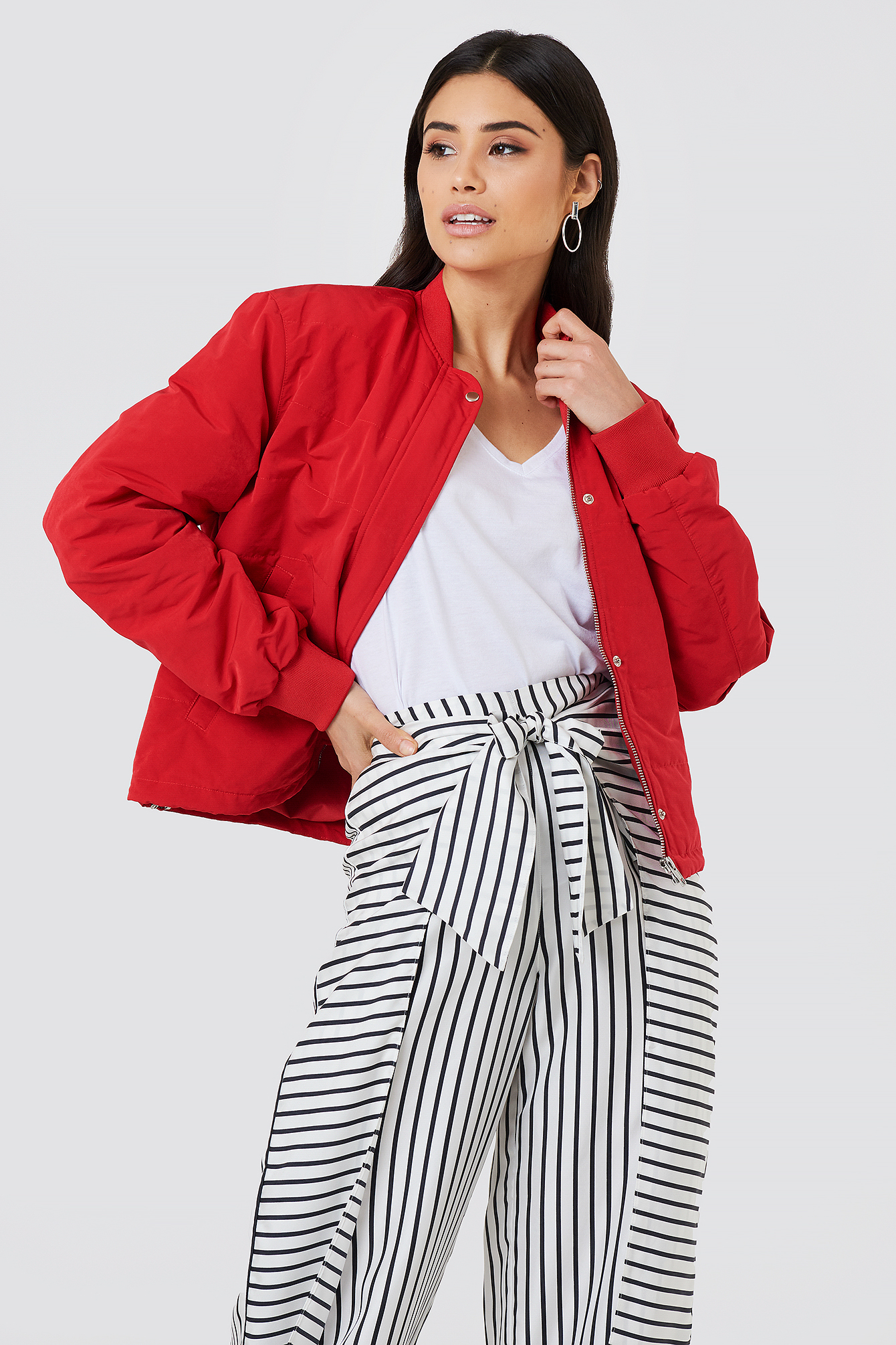 Ryder Bomber Jacket Rouge