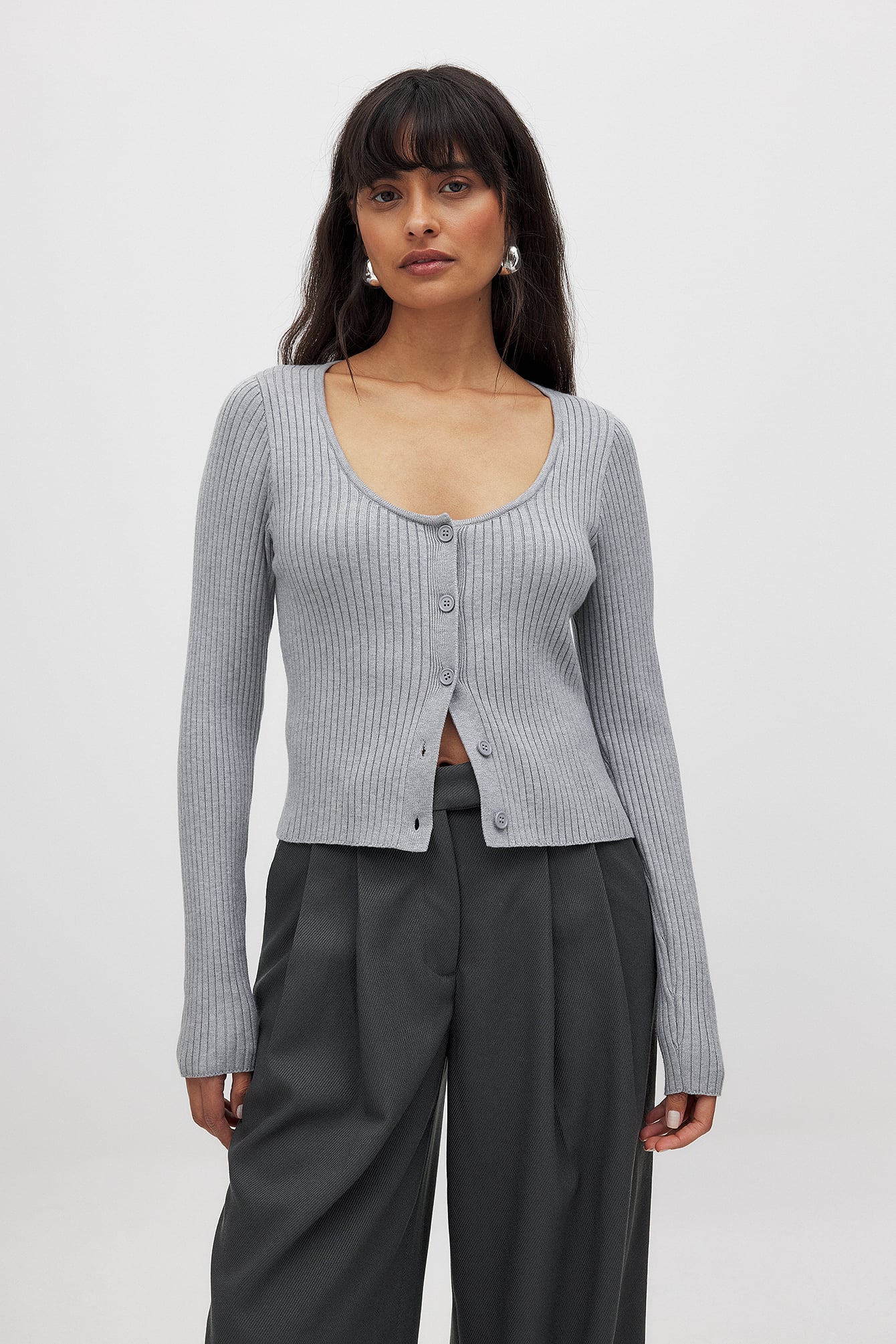 NA-KD Maglione - light blue/blu NA-KD Maglione - light blue/blu
