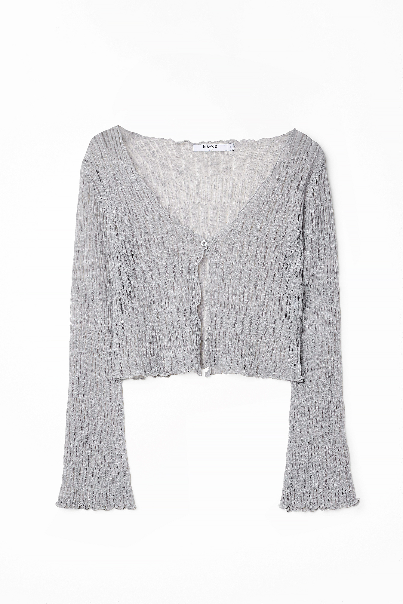 Fine-knit cardigan