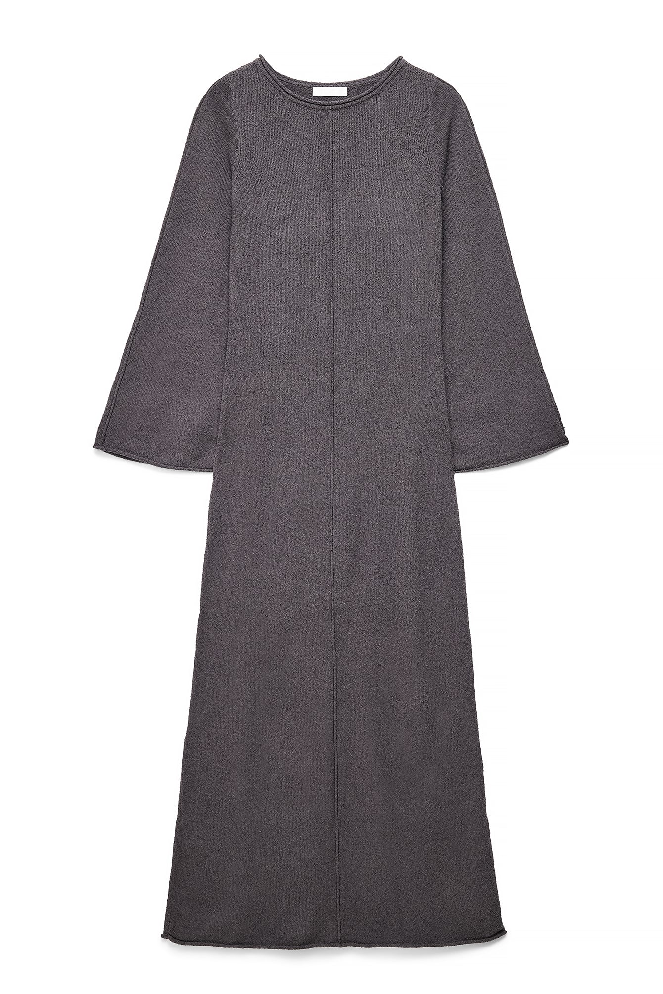 Knitted Ribbed Maxi Dress Brown | NA-KD