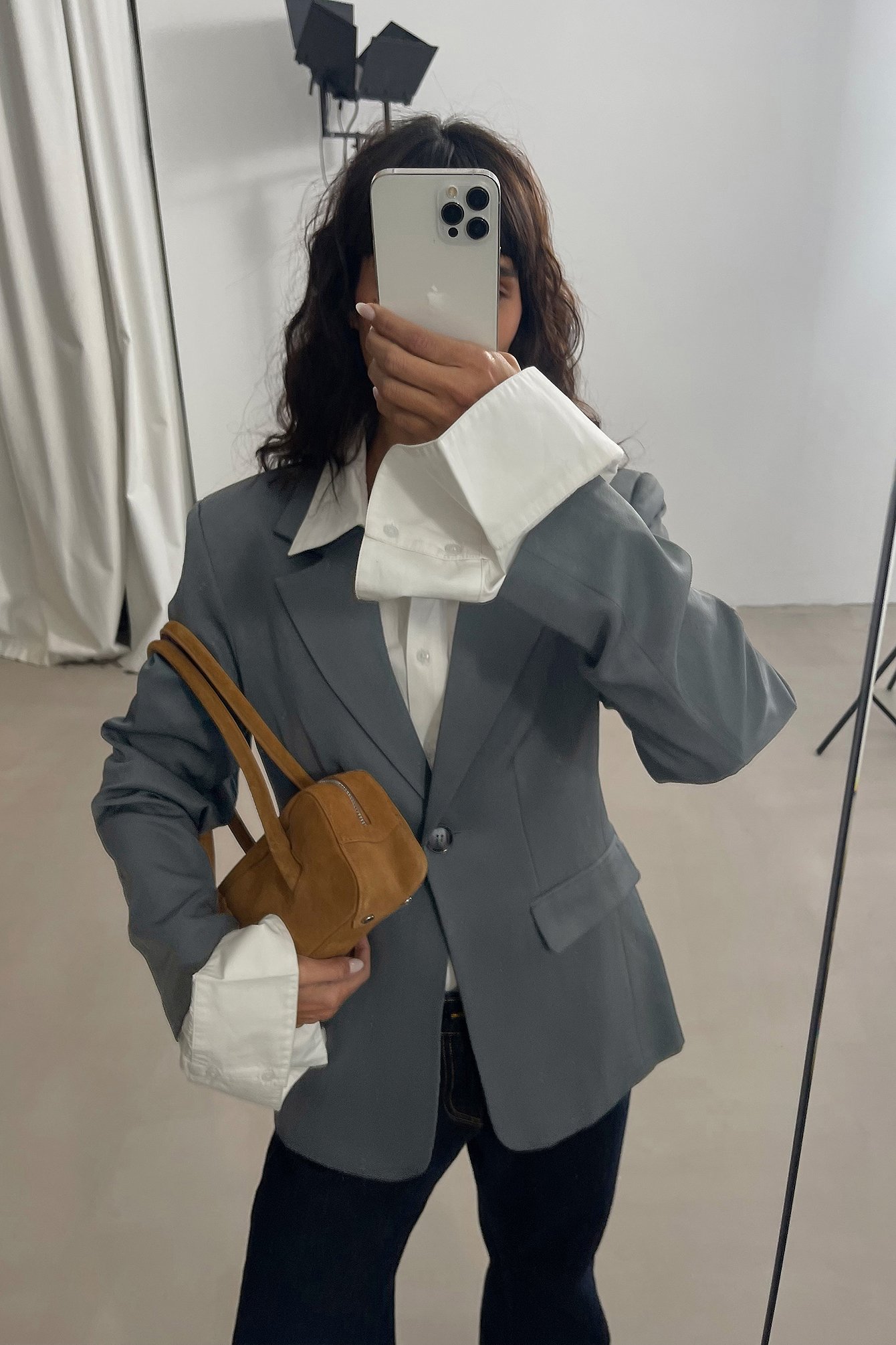 NA-KD Getailleerde blazer - Getailleerde blazers - Grijs - EU 32 - NA-KD / NAKD