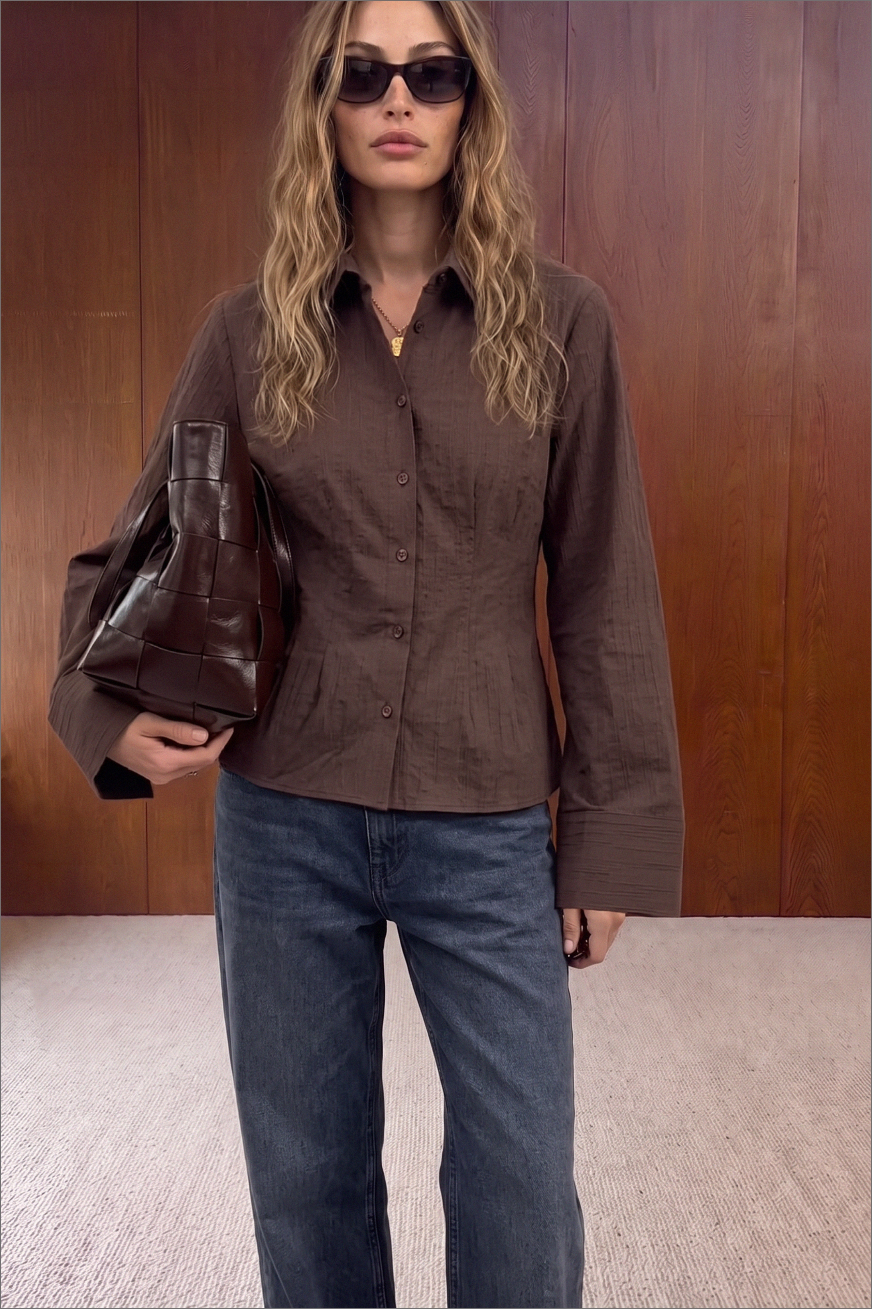 Fitted Wide Cuff Shirt