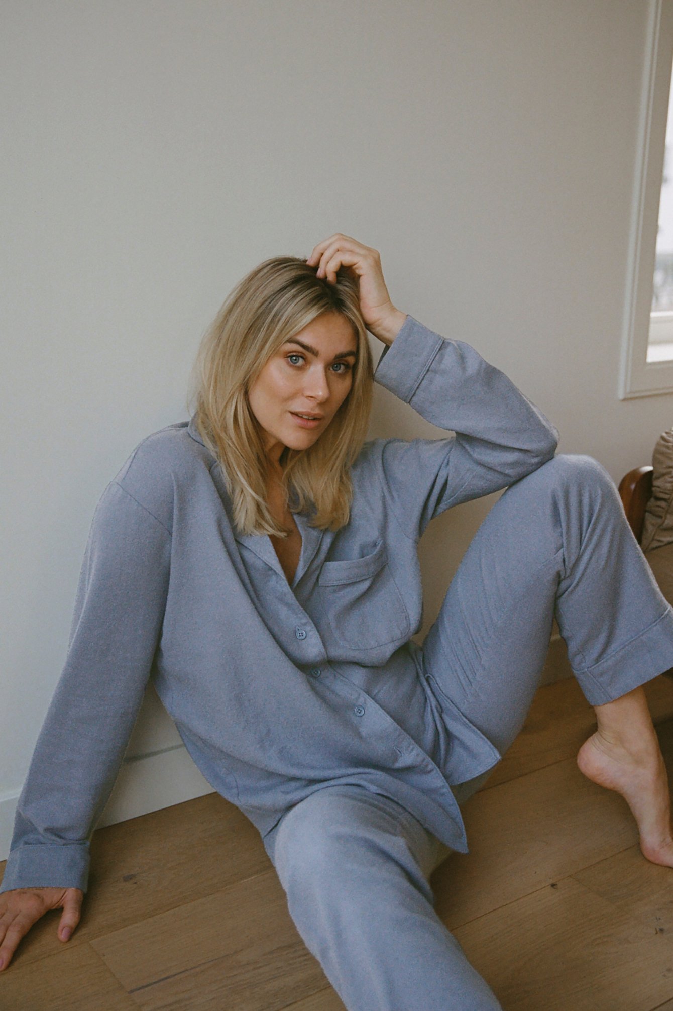 Bespaar 37% Dames Kleding voor voor Nachtmode voor Pyjamas NA-KD Katoen Lingerie Gestructureerd Organisch Lounge-shirt Met Korte Mouwen in het Naturel 