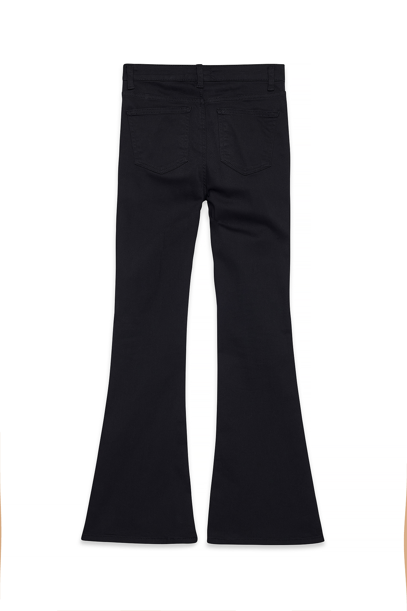 Bengalin broek, kuitlang, elastische tailleband, stretch, licht mosgroen | Ulla Popken