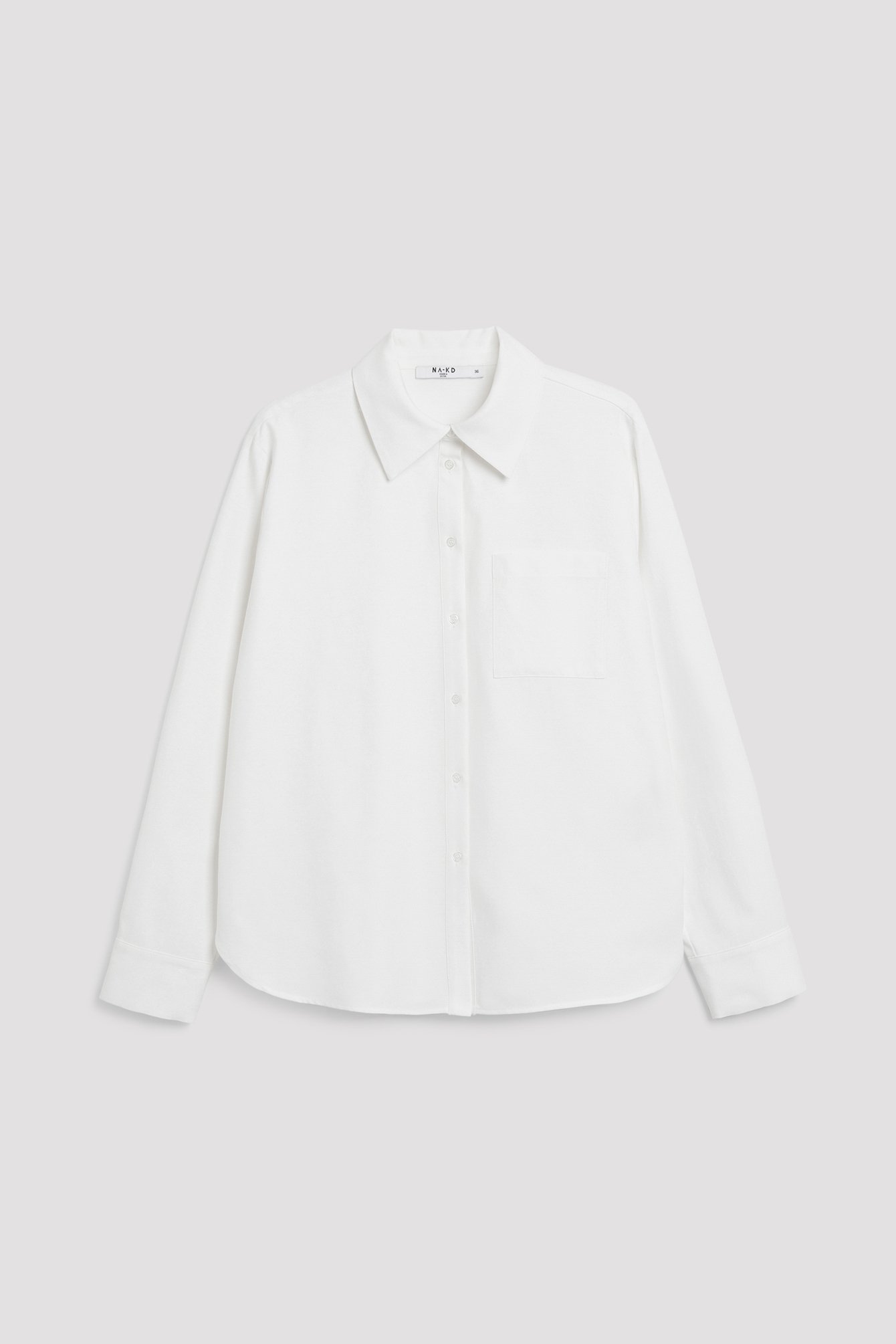 Molly Rustas X Na-kd Pocket Detail Shirt - White