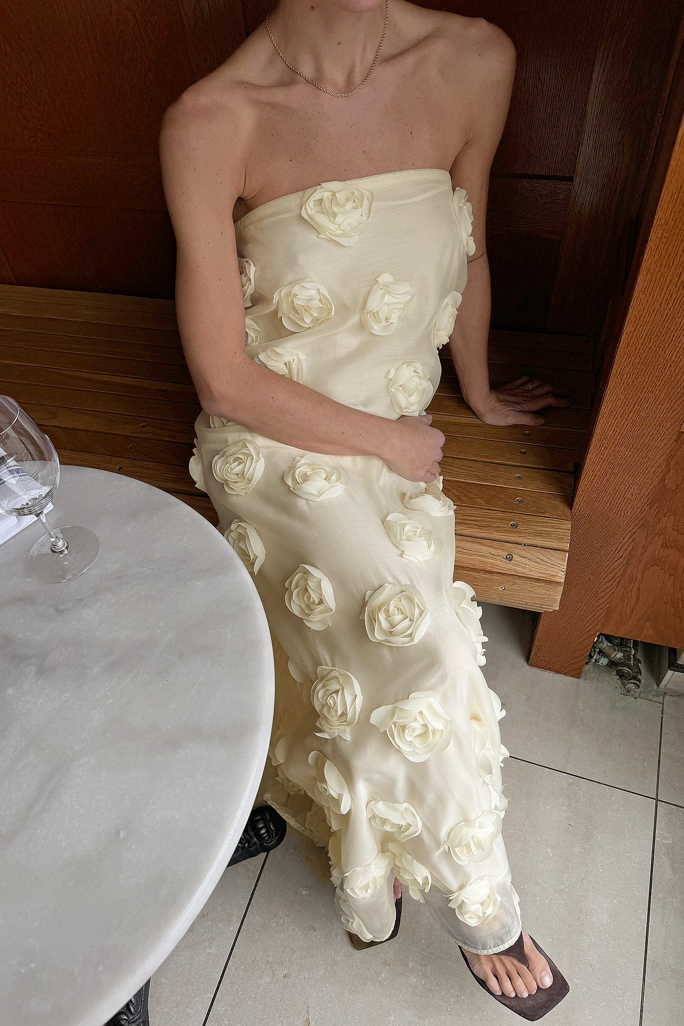 elsie white dress Made With Love Elsie [Flowy]