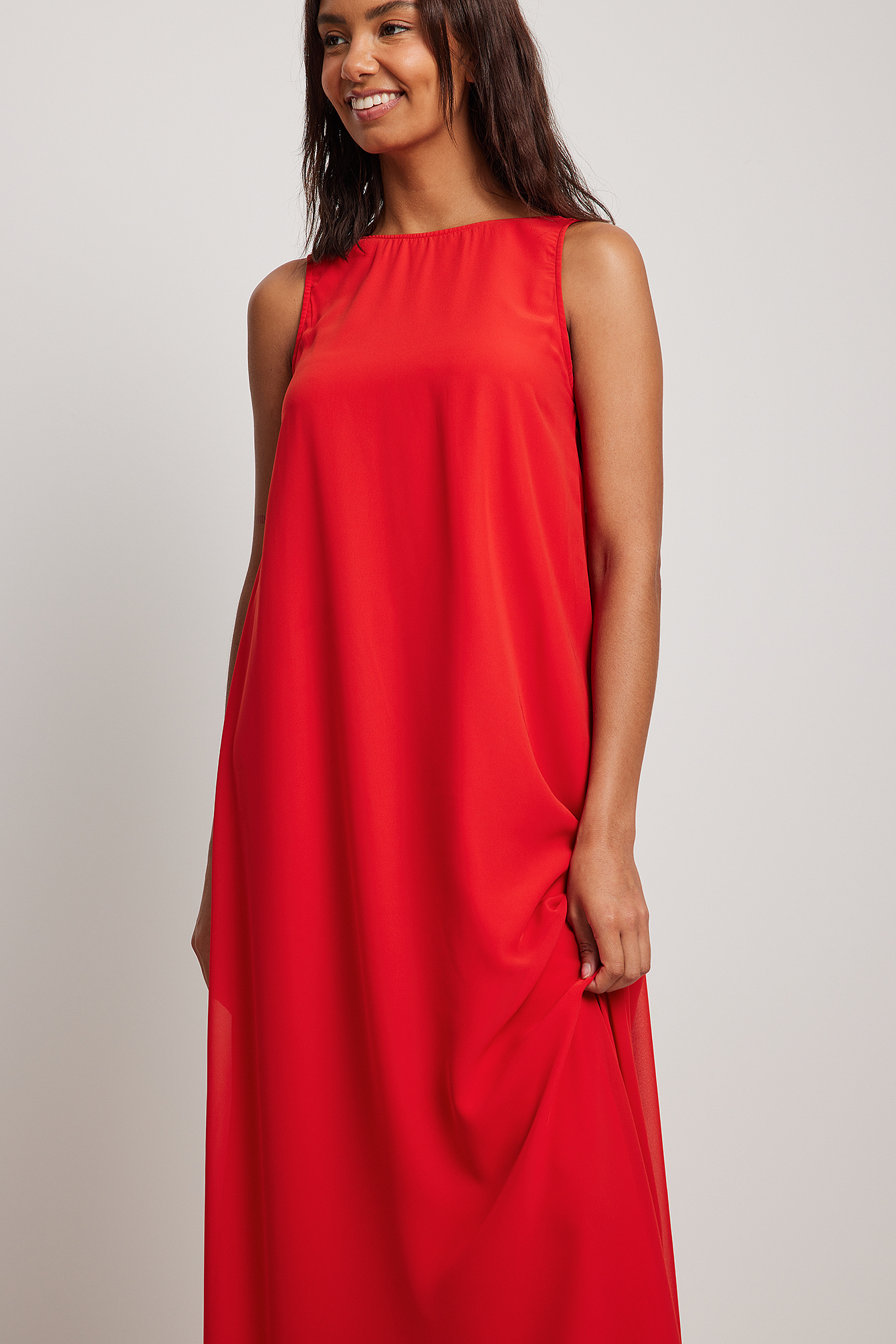 Mode Jurken Chiffon jurken Mint&berry Chiffon jurk prints met een thema Ingezette stukken van stof 