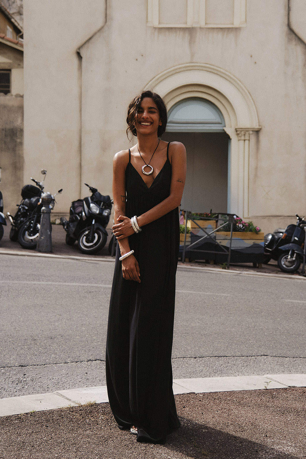 Robe Fluide Robe Longue En Jersey De Coton Robe Longue Jersey